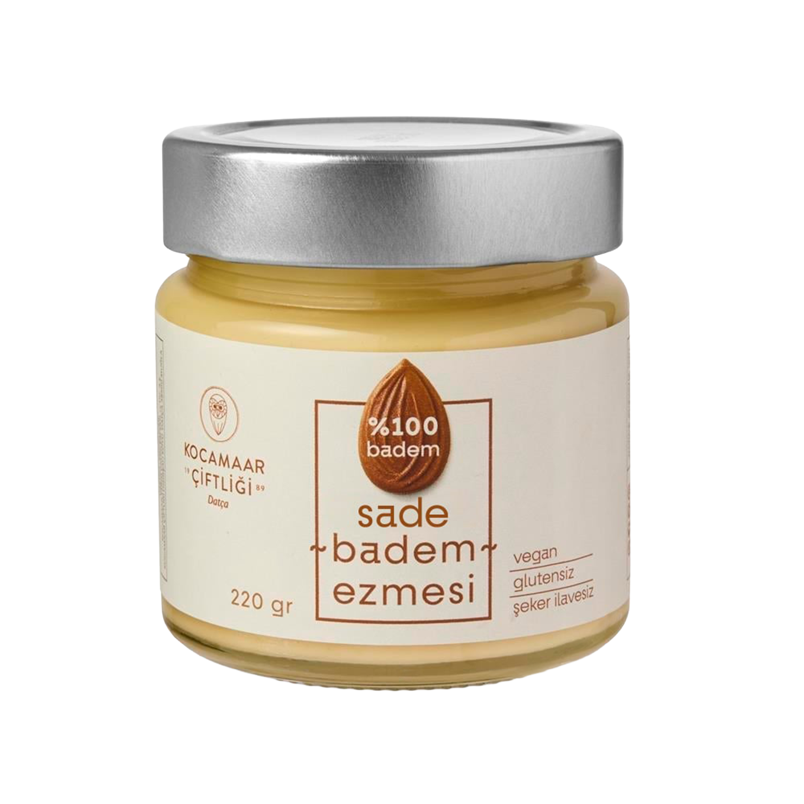 Kocamaar Sade Badem Ezmesi %100 Badem 220 g