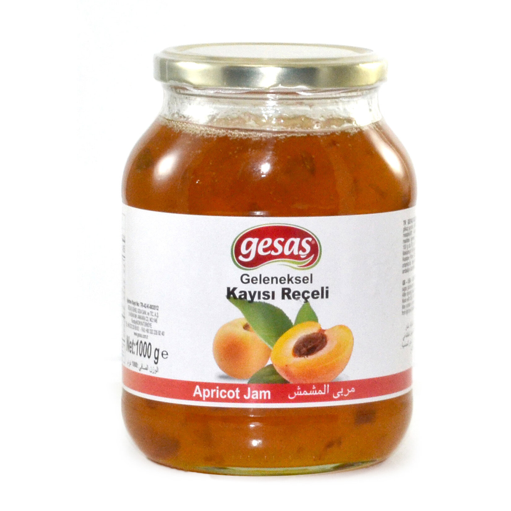 Gesaş Geleneksel Kayısı Reçeli 1000 G