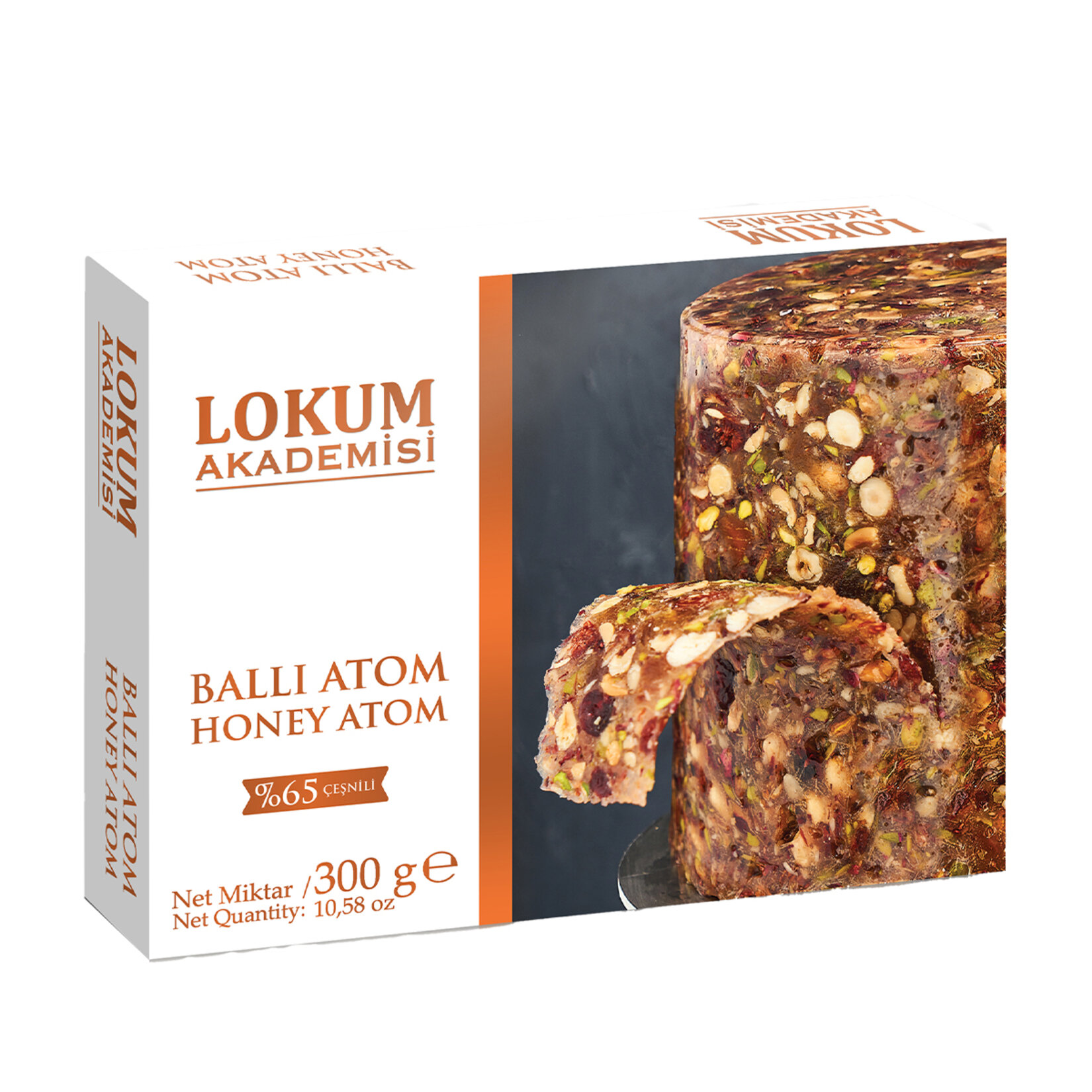 Lokum Akademisi Çeşnili Ballı Atom 300 G