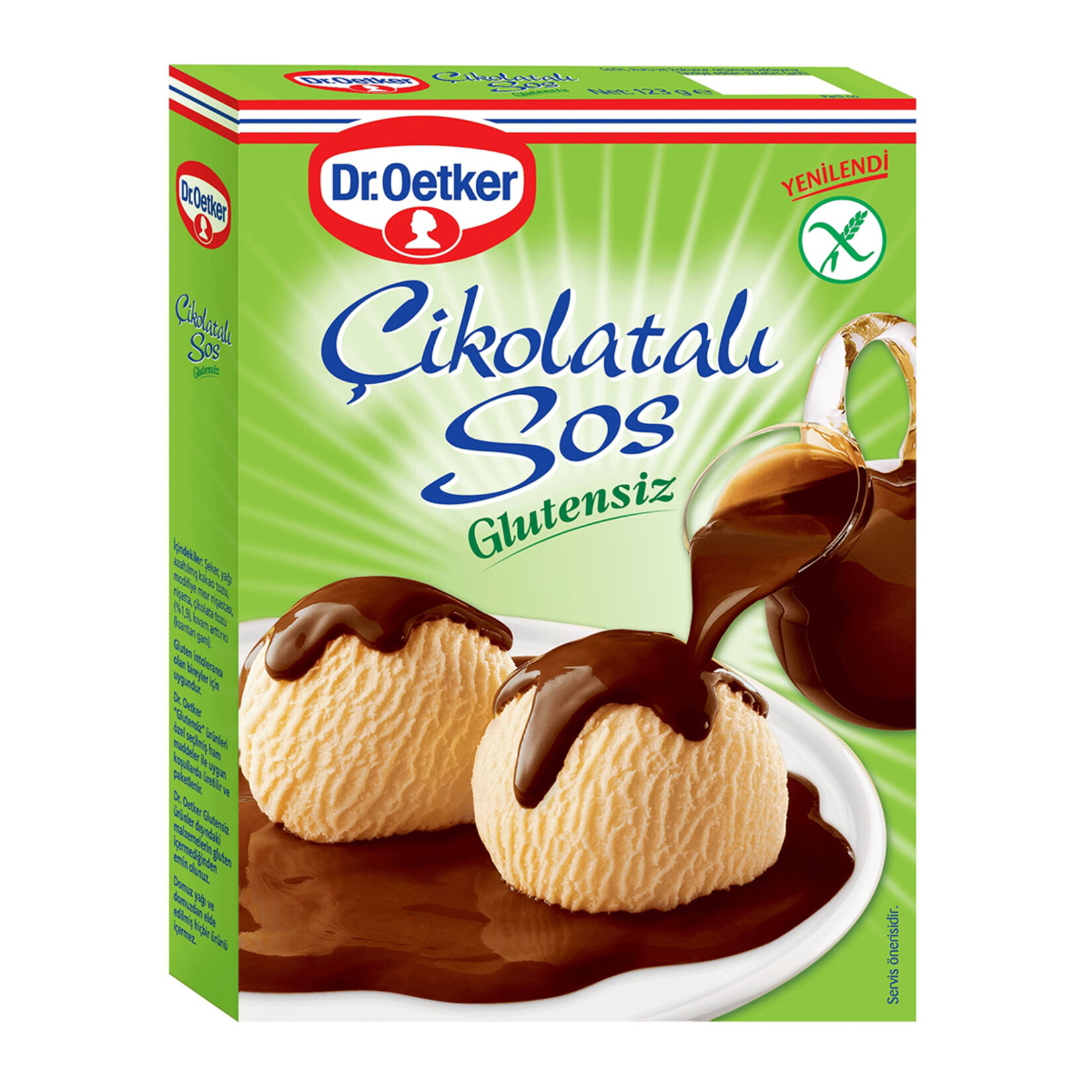 Dr. Oetker Glutensiz Çikolatalı Sos 123 G