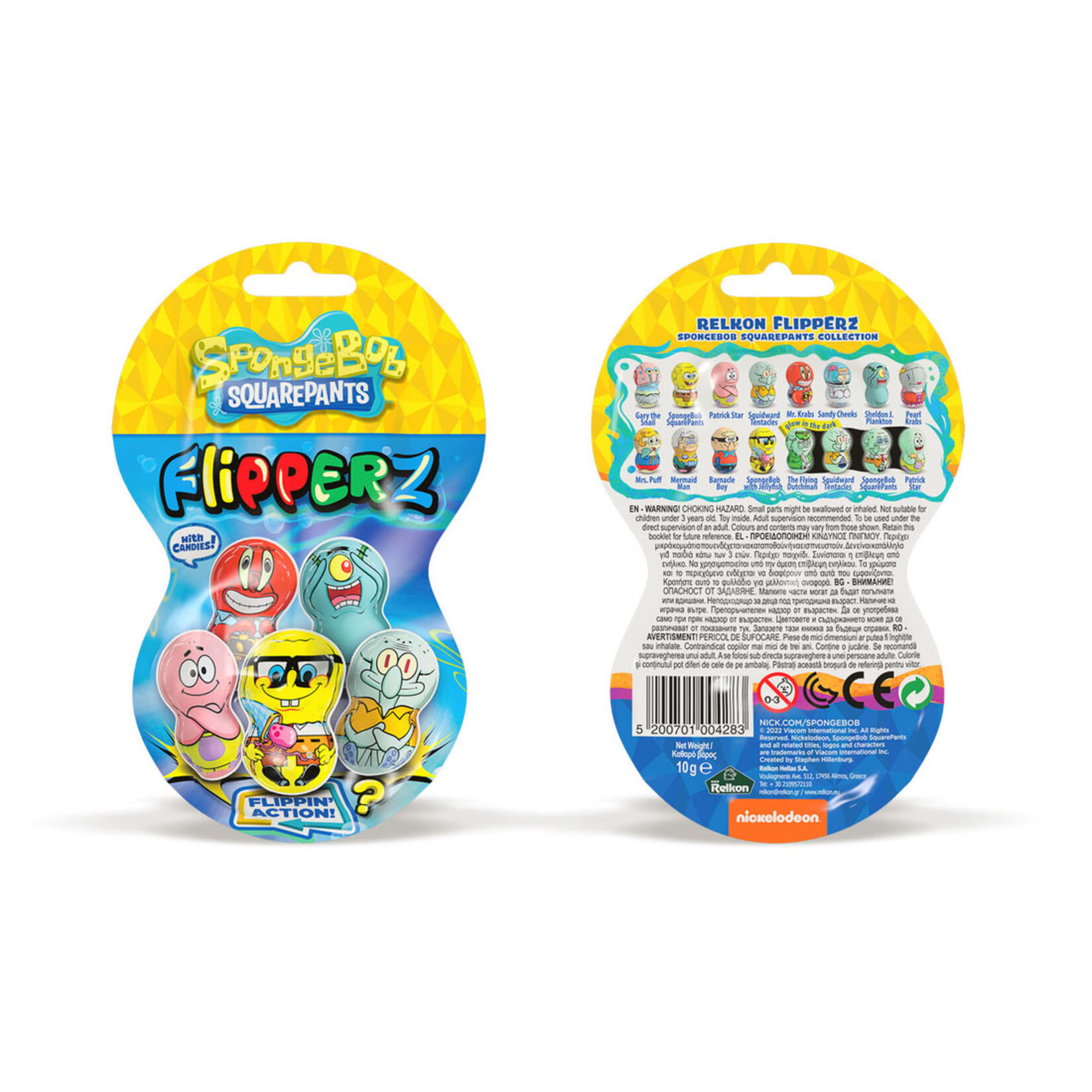 Flıpperz Sponge Bop Meyve Aromalı Şekerleme 10G
