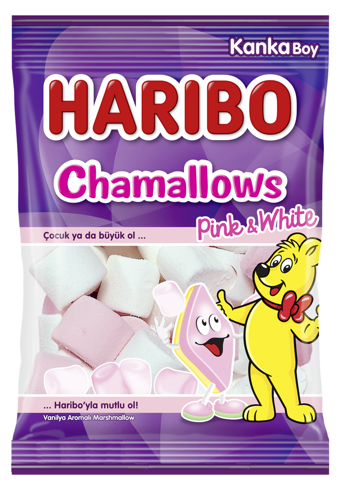 Haribo Pink&White Chammallows 70 Gr