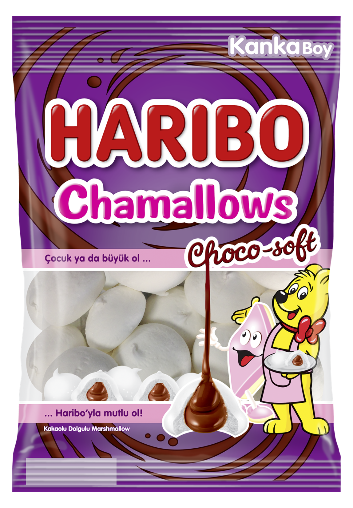 Haribo Chamallows Çikolata Dolgulu Marshmallow 62 G