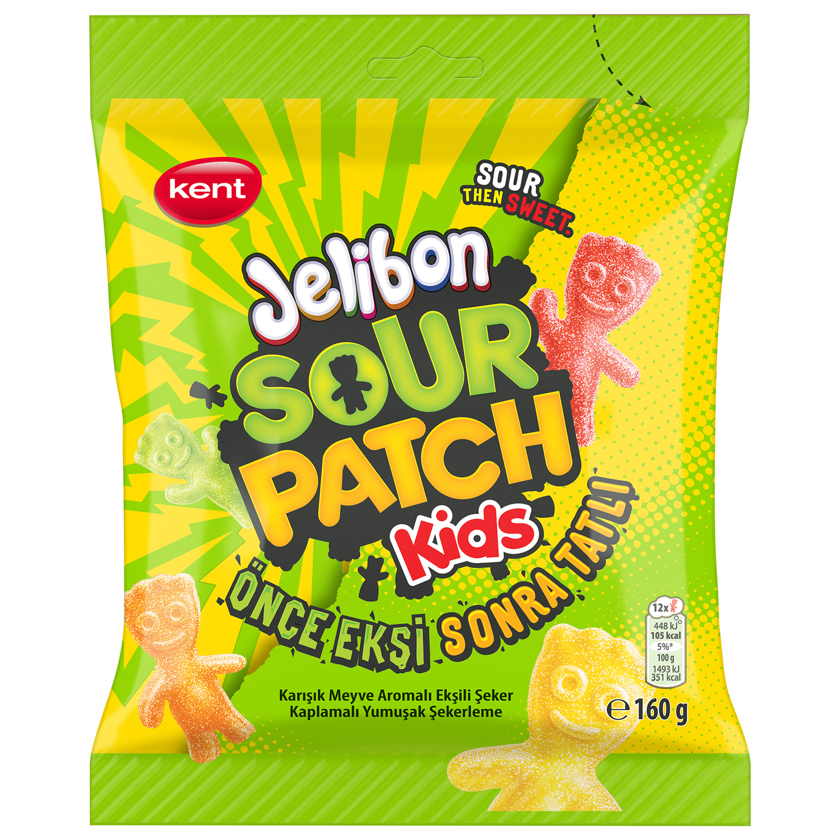 Jelibon Sourpatch 160 G