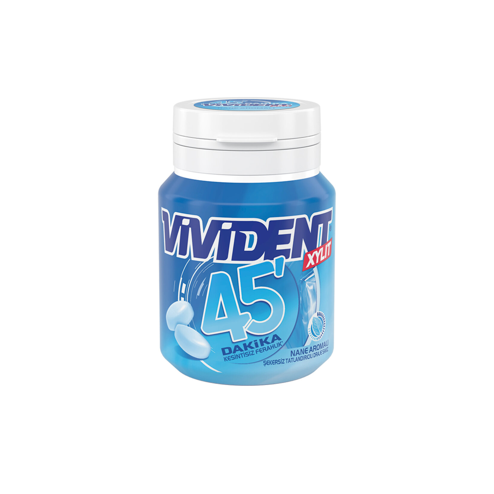 Vıvıdent 45Dk Nane Aromalı Sakız Şişe 67 G