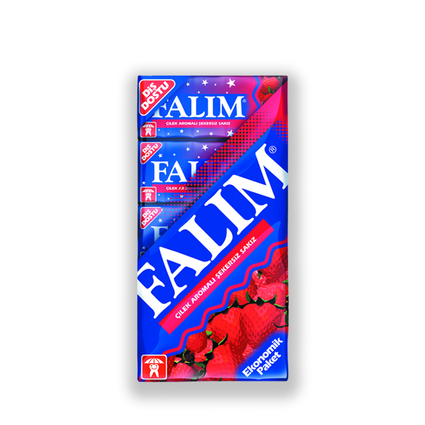 Falım 5'li Çilek Aromalı Şekersiz Sakız 35 G