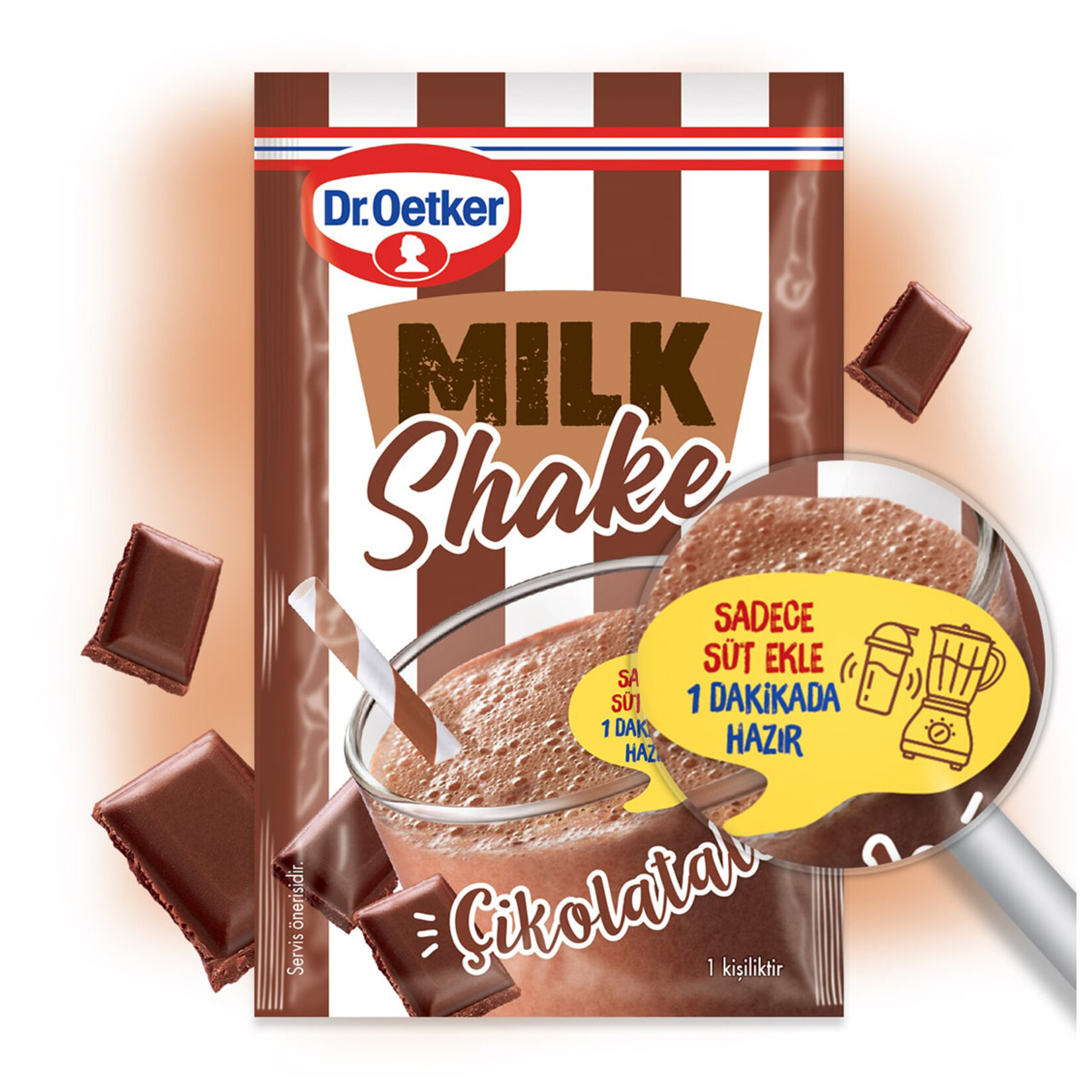 Dr.oetker Mılkshake Çikolatalı 24 G