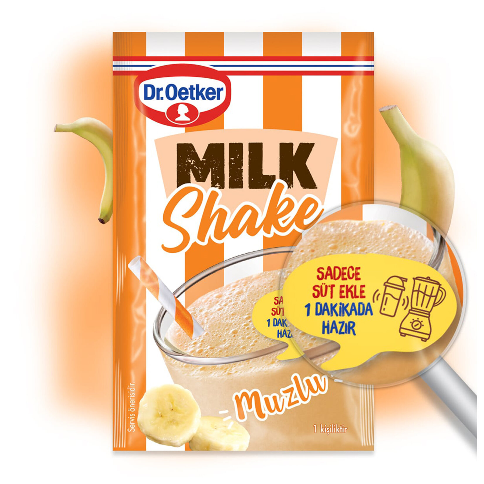Dr.oetker Mılkshake Toz Karışımı Muzlu 20 G