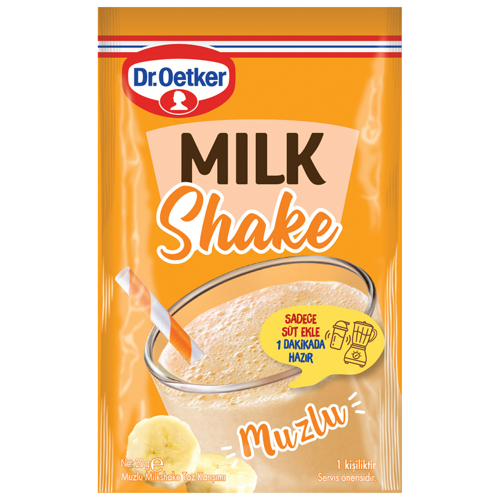 Dr.oetker Mılkshake Toz Karışımı Muzlu 20 G