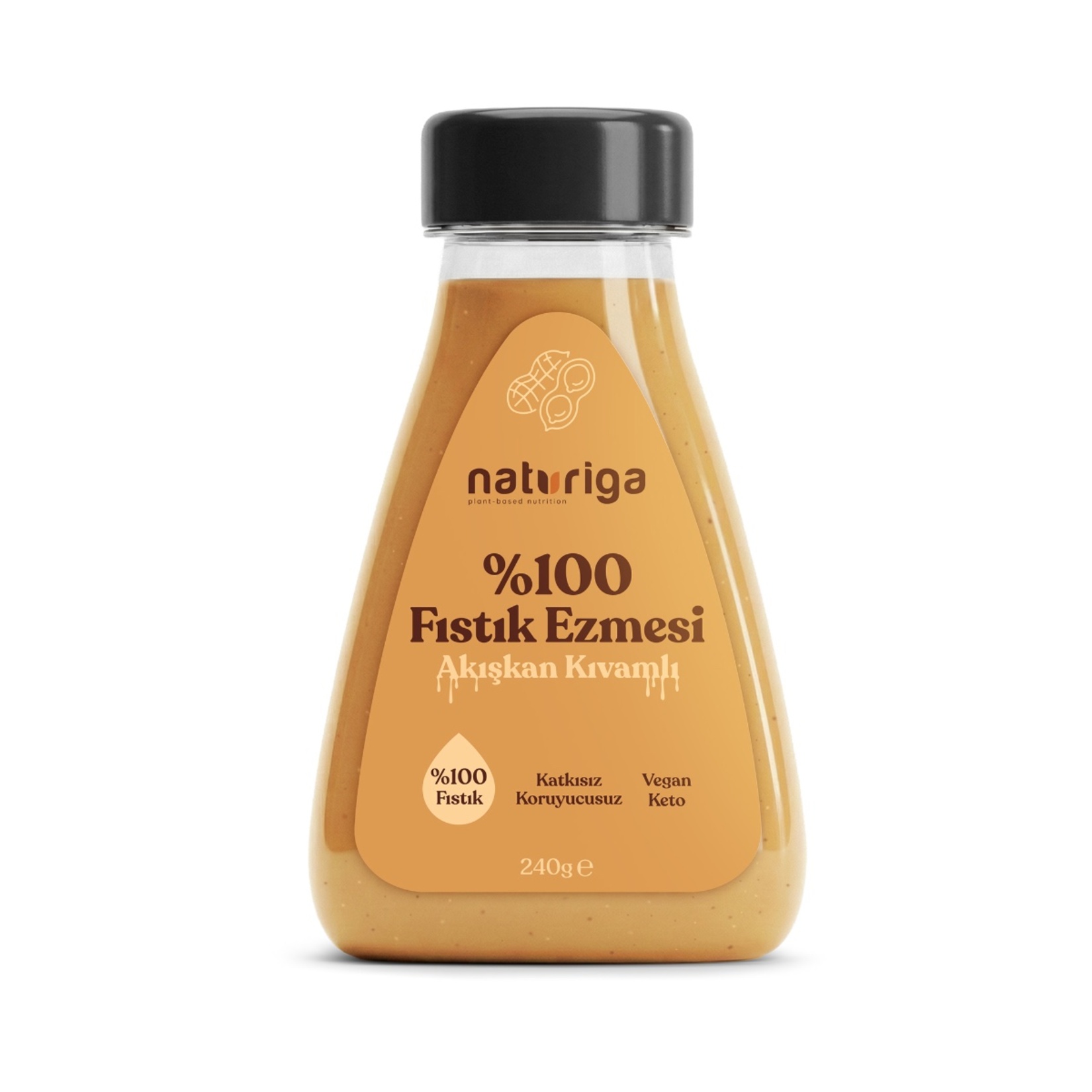Naturiga % 100 Fıstık Ezmesi 240 G