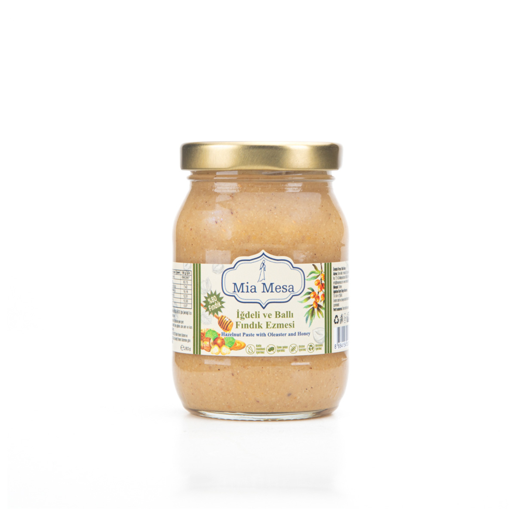 Mia Mesa İğdeli Ve Ballı Fındık Ezmesi 180 G