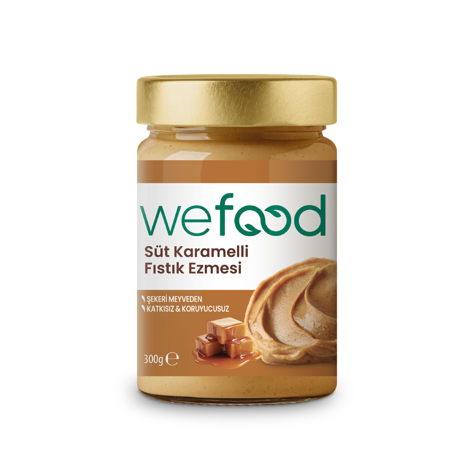 Wefood Süt Karamelli Fıstık Ezmesi 300 G