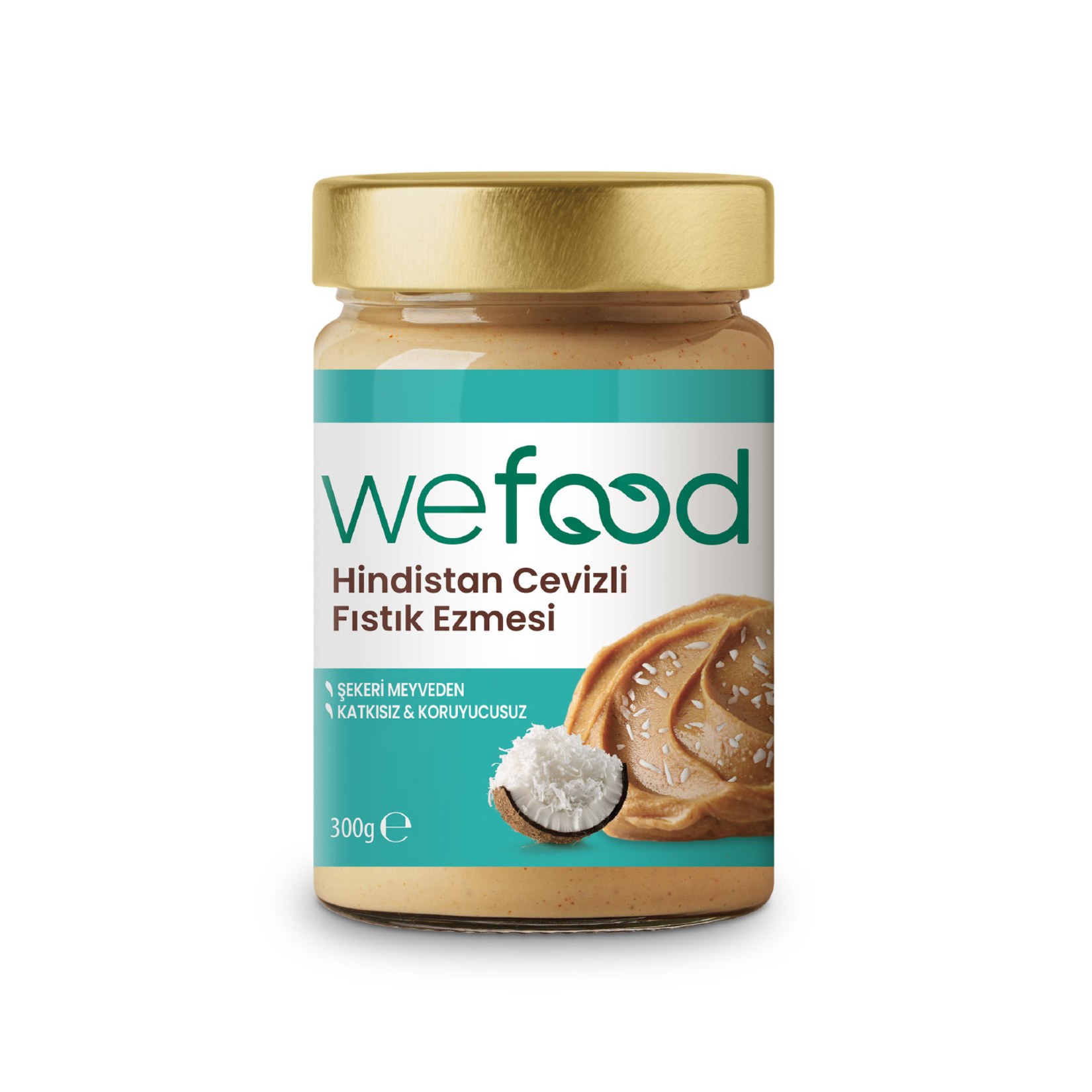 Wefood Hindistan Cevizli Fıstık Ezmesi 300 G
