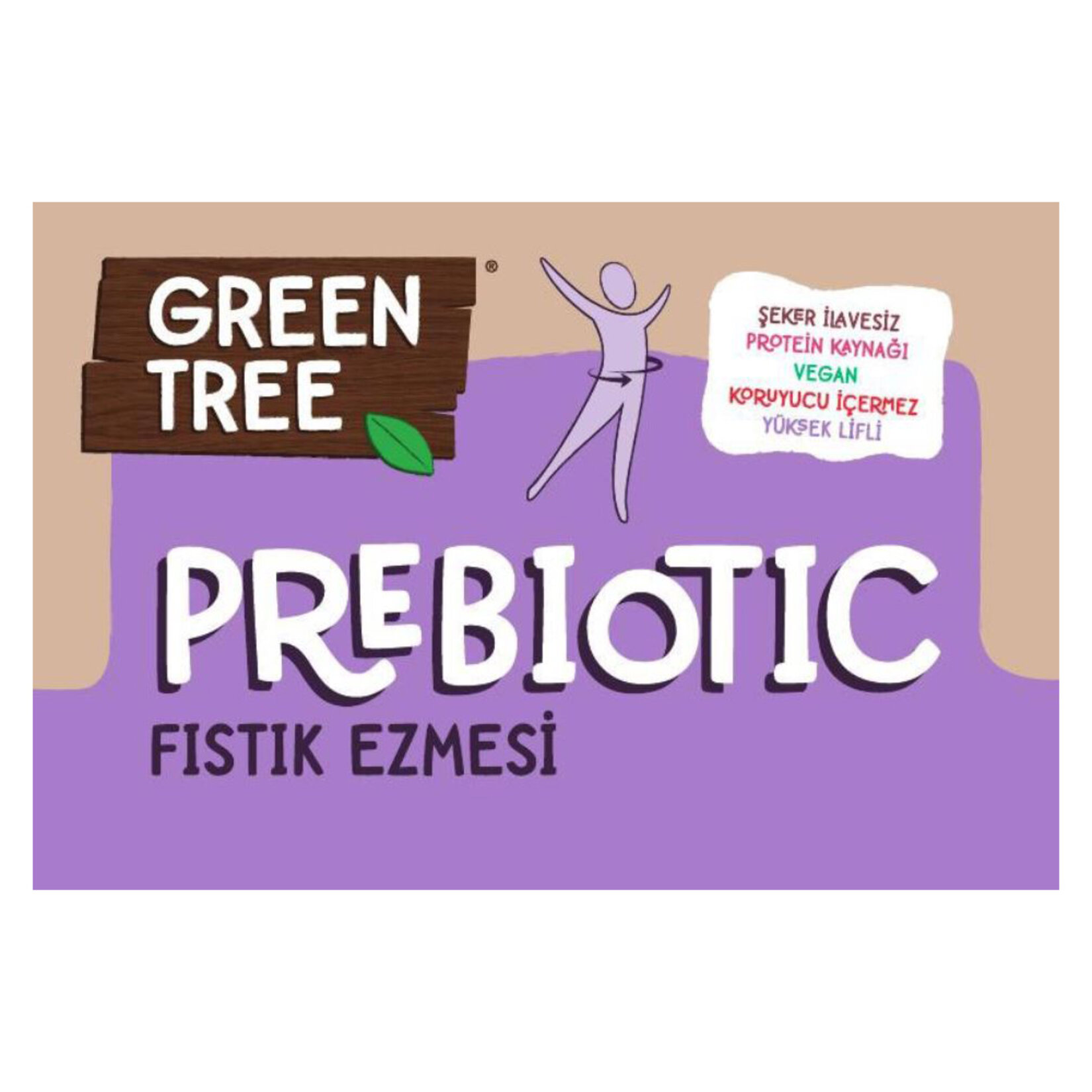 Green Tree Prebiyotikli Fıstık Ezmesi 210 G