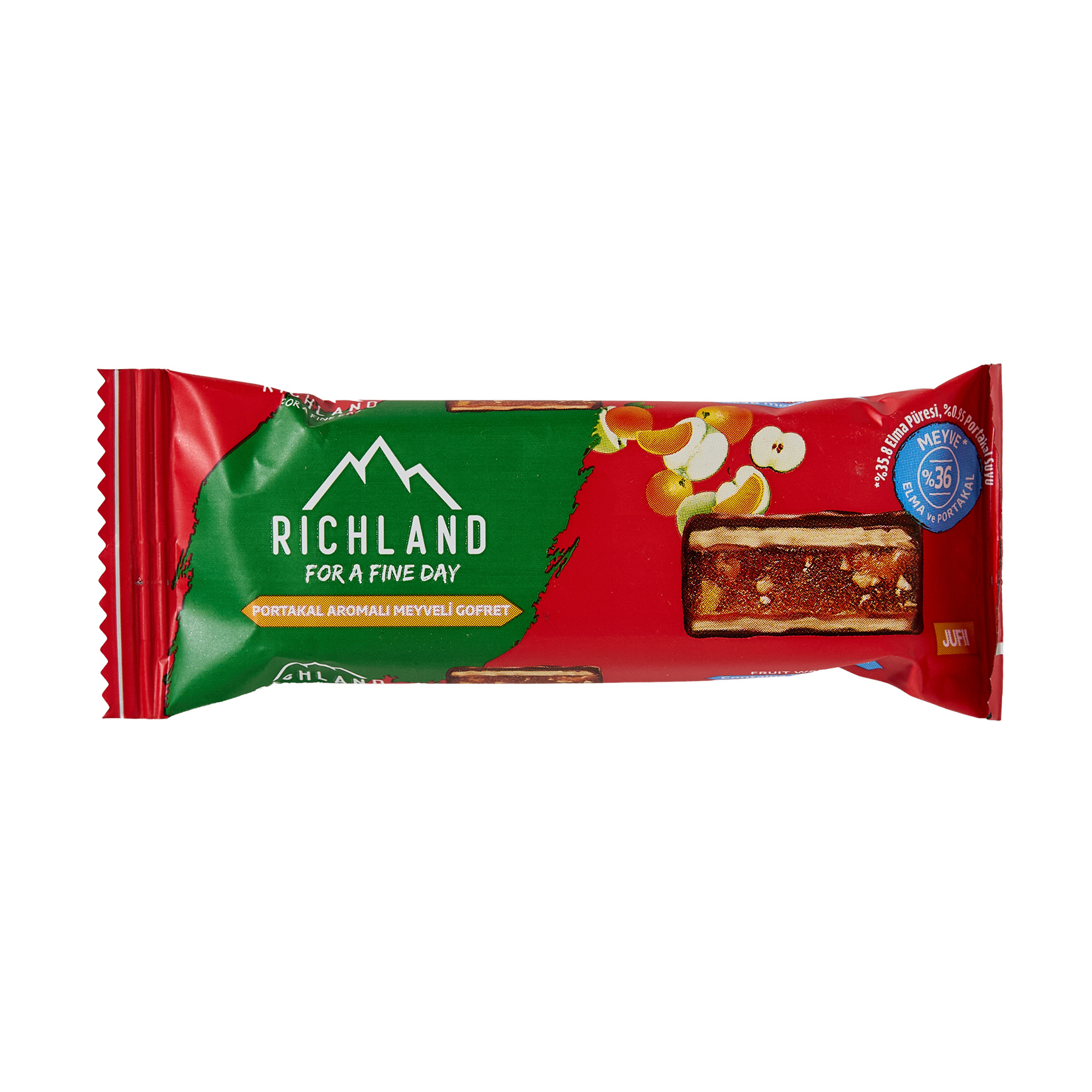 Richland Portakal Aromalı Meyveli Gofret 30 G
