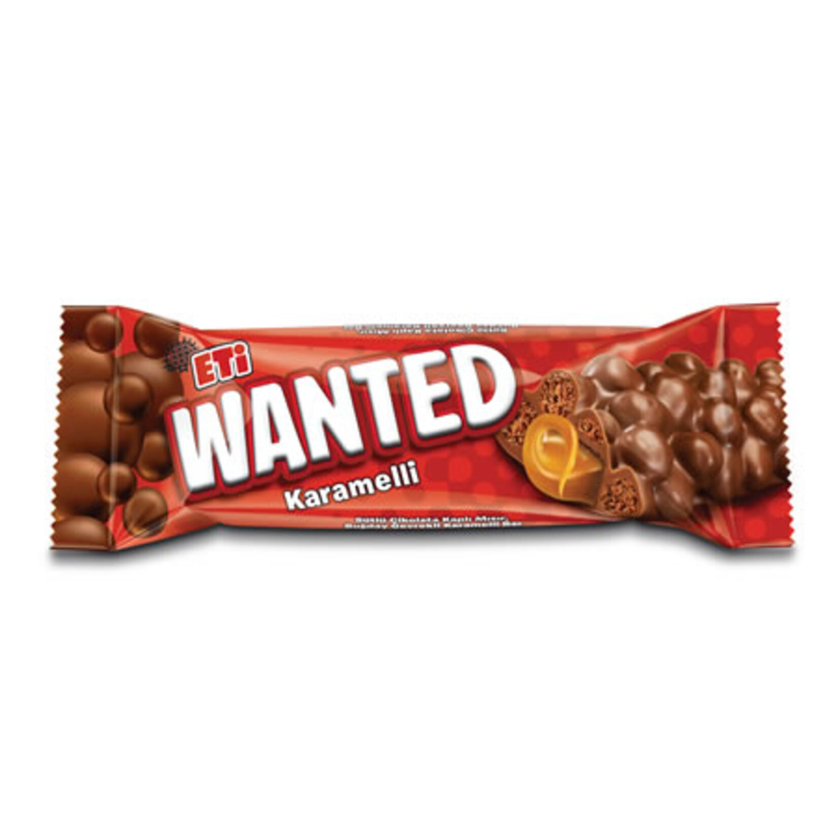 Eti Wanted Bar Çikolata Kaplamalı Karamelli 26 G