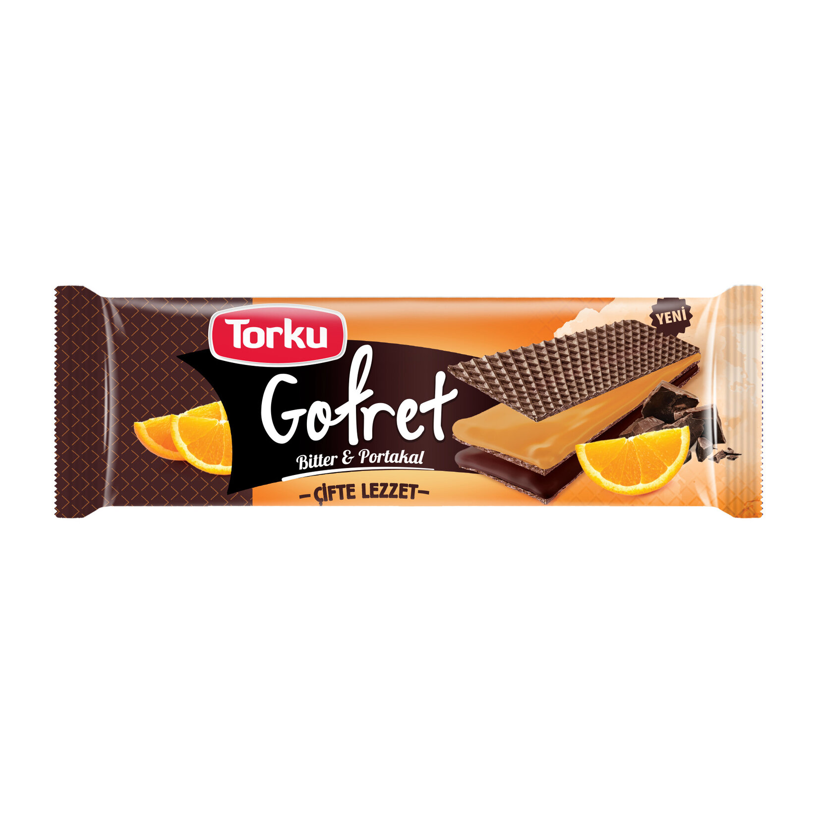 Torku Portakal&Çikolata Kremal Kakaolu Gofret 142 G