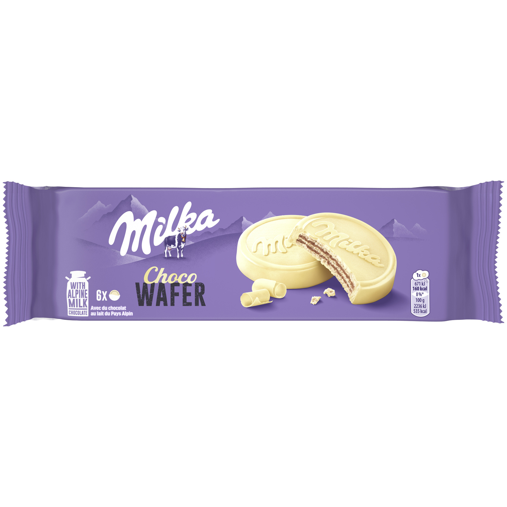 Milka Choco Wafer Beyaz Çikolatalı 180 G