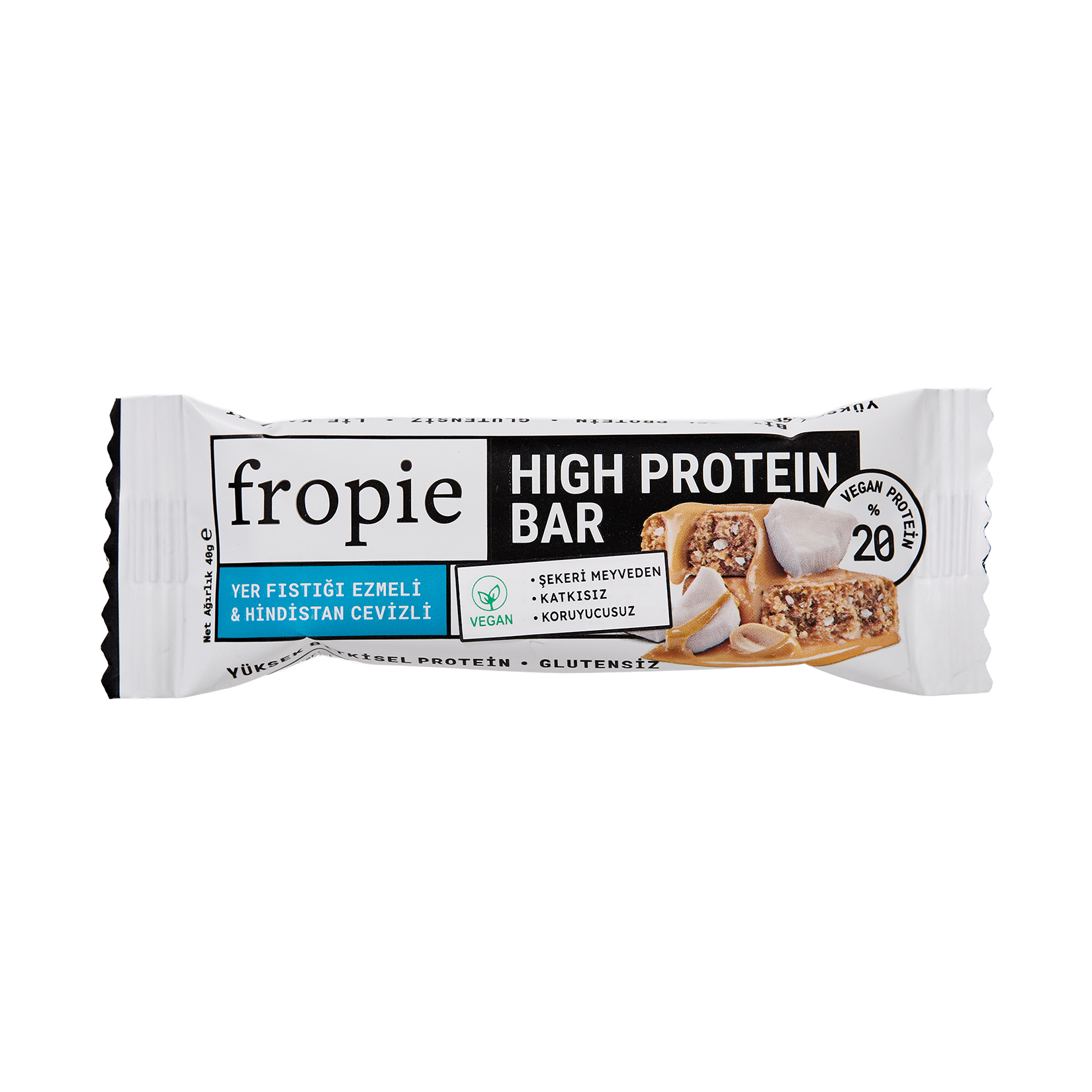 Fropie Hindistan Cevizli Vegan Protein Bar 40 G