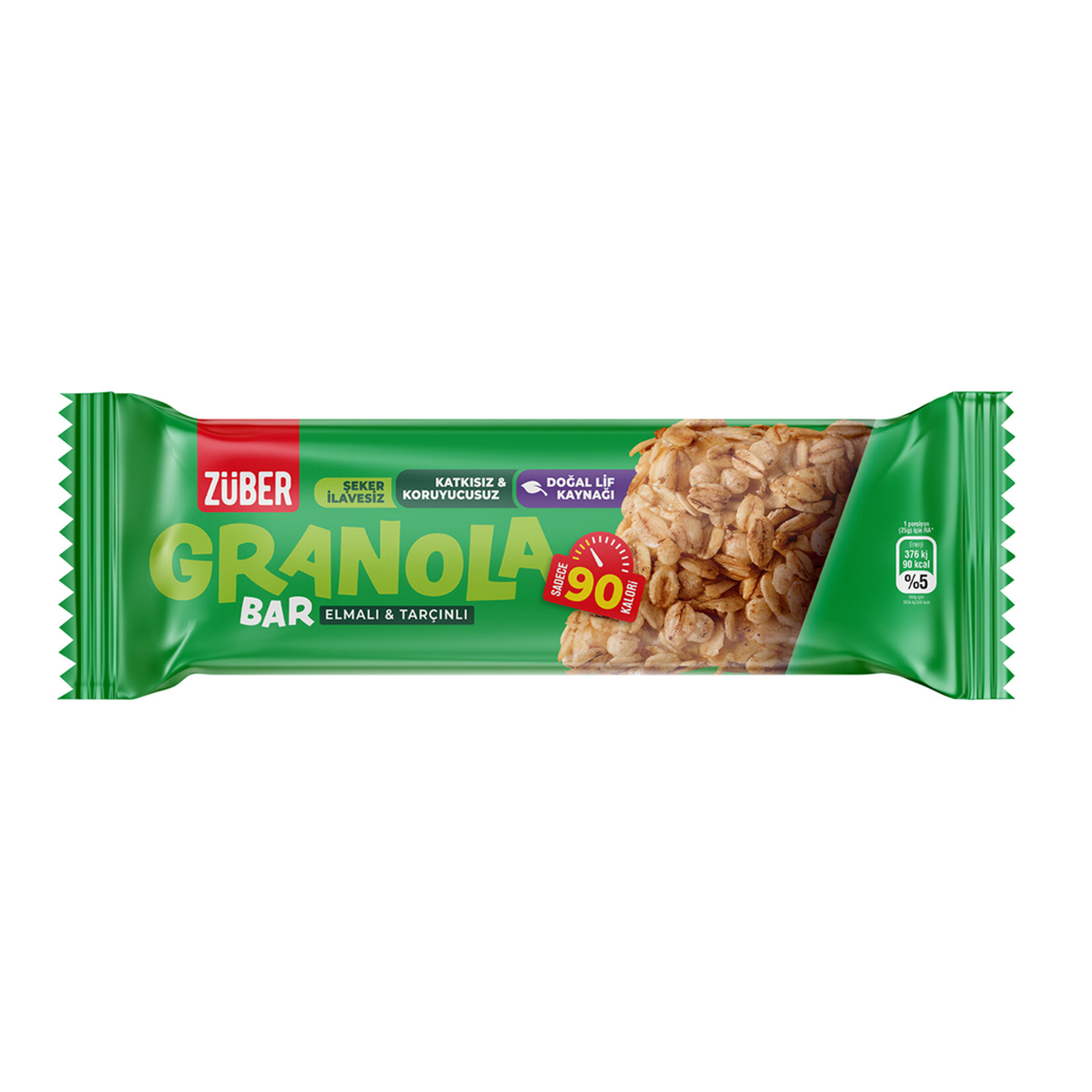 Züber Granola Bar Elmalı Tarçınlı 25G
