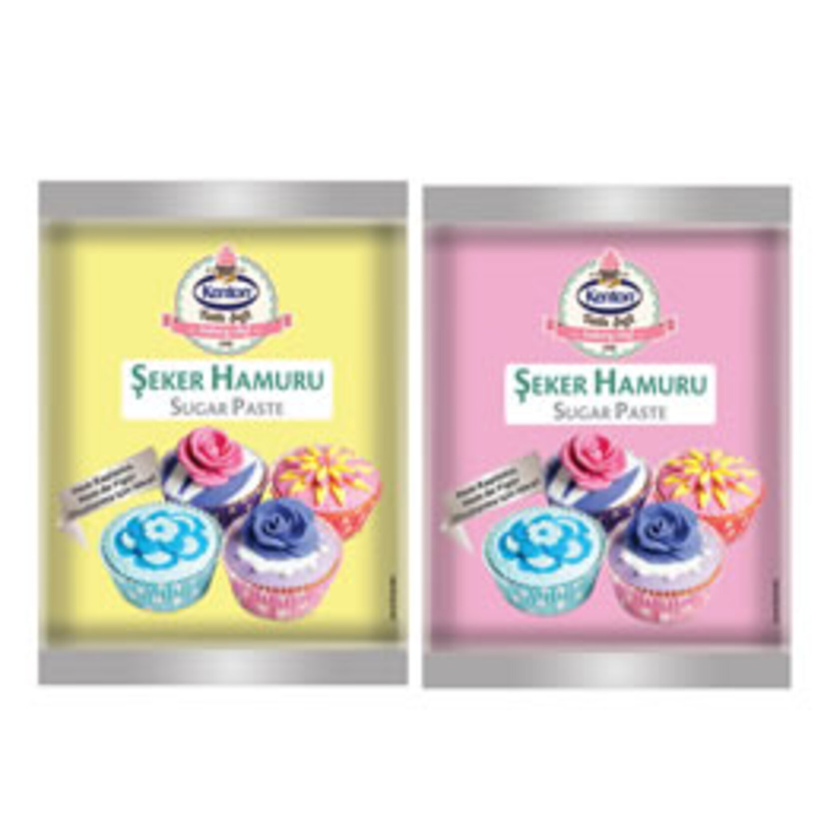 Kenton Şeker Hamuru Pembe - Sarı 400 G