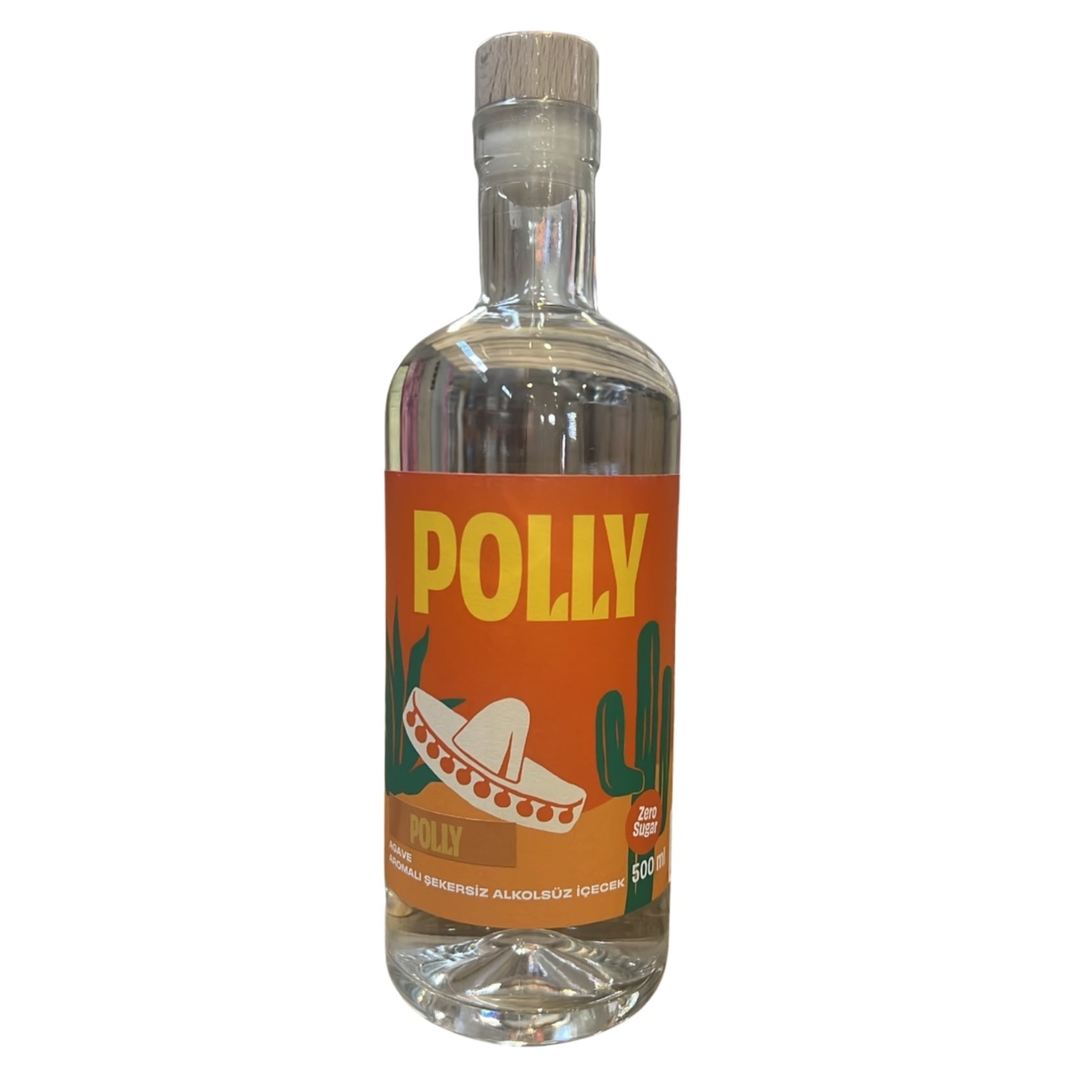 Polly Agave Aroma Şekersiz Alkolsüz İçecek 500 Ml