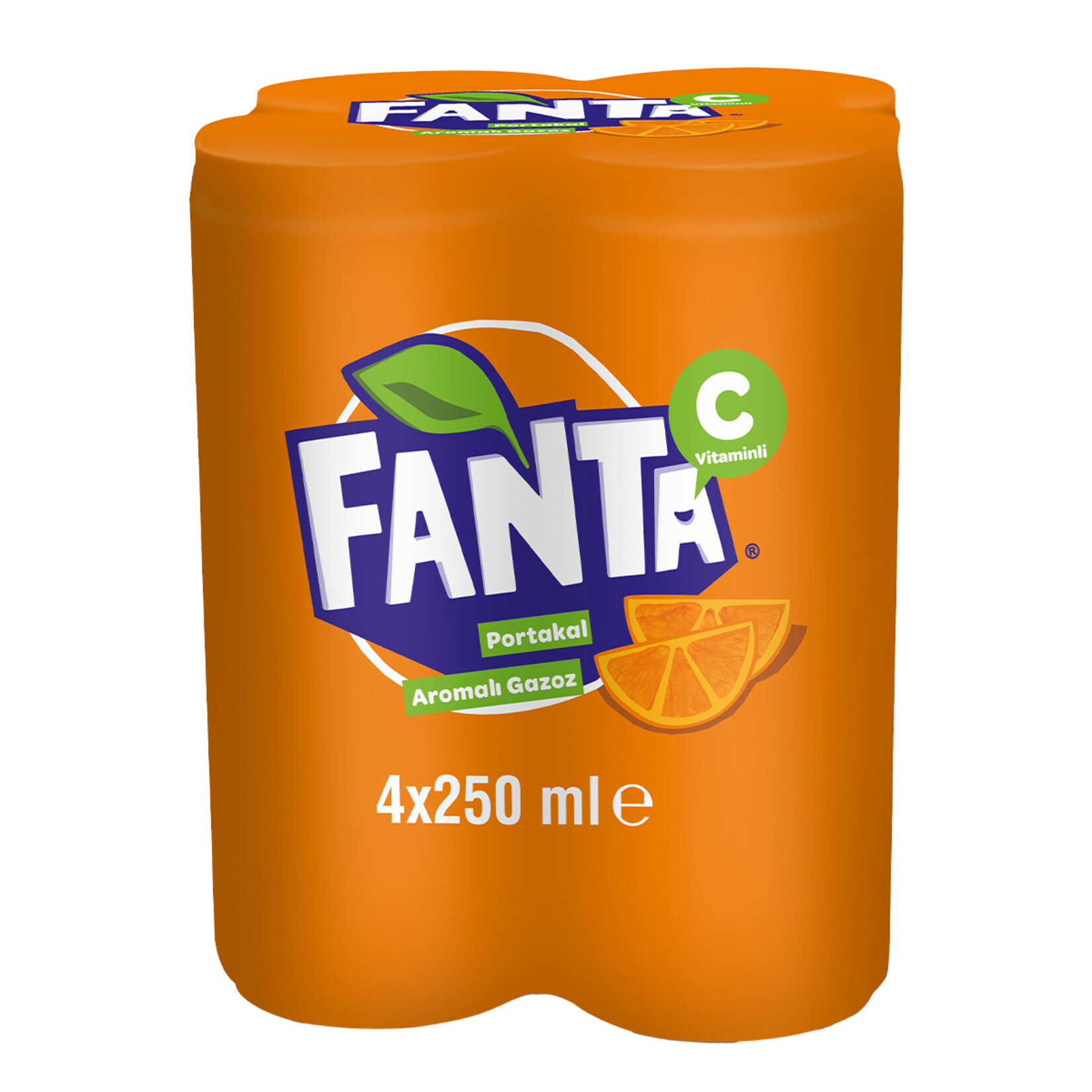 Fanta Portakal Kutu 4X250 Ml
