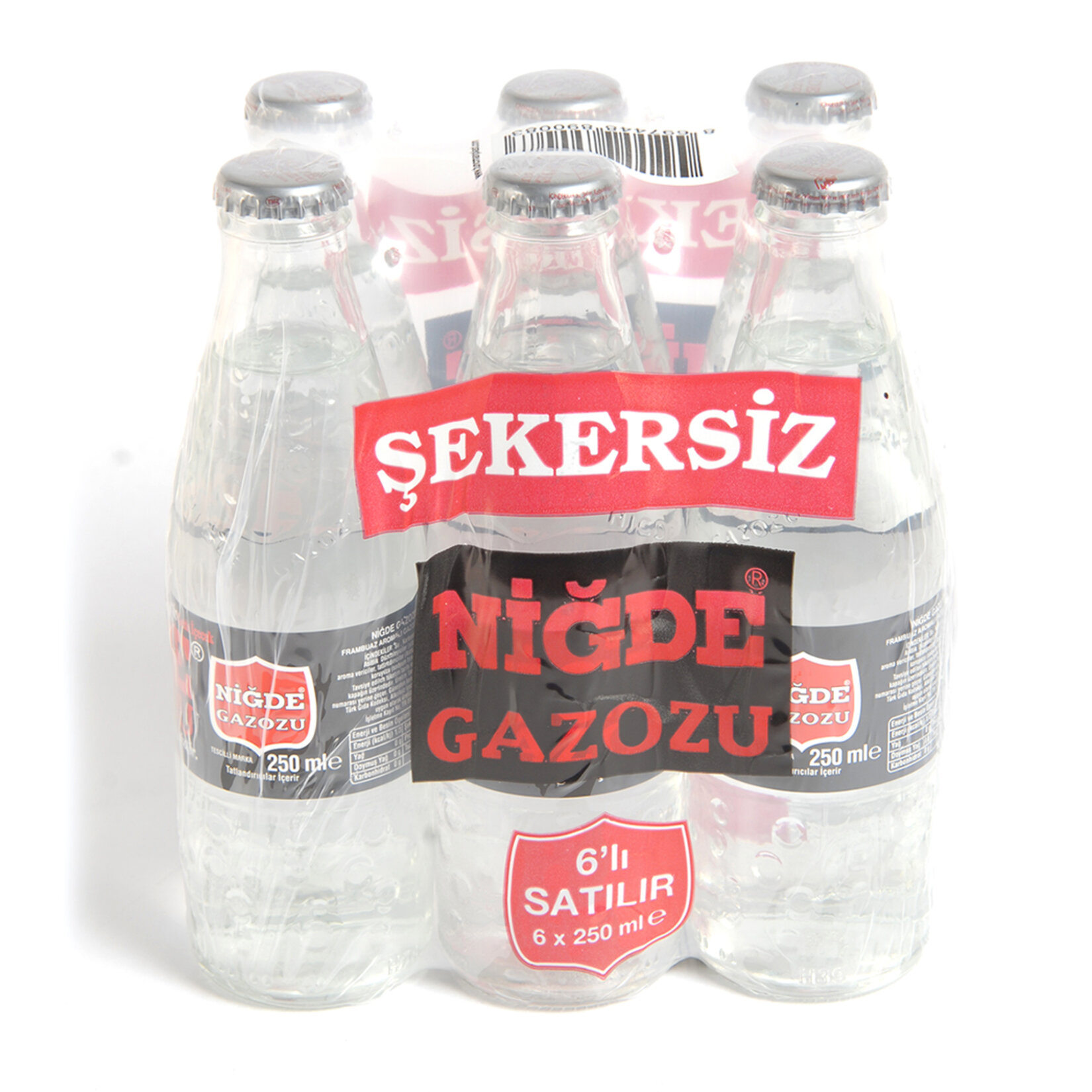 Niğde Frambuaz Aroma.şekersiz Niğde Gazozu 6X250ml