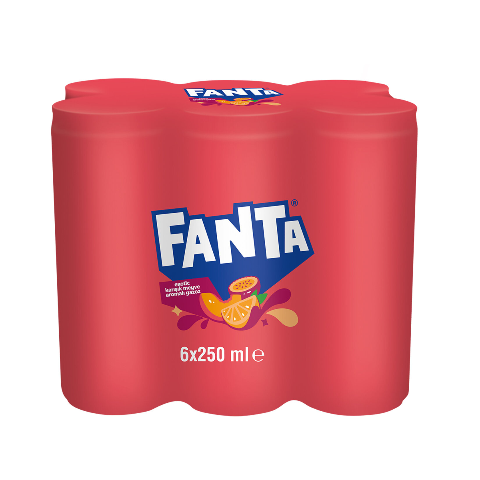 Fanta Exotic Karşık Meyve Aromalı Gazoz 6x250 Ml