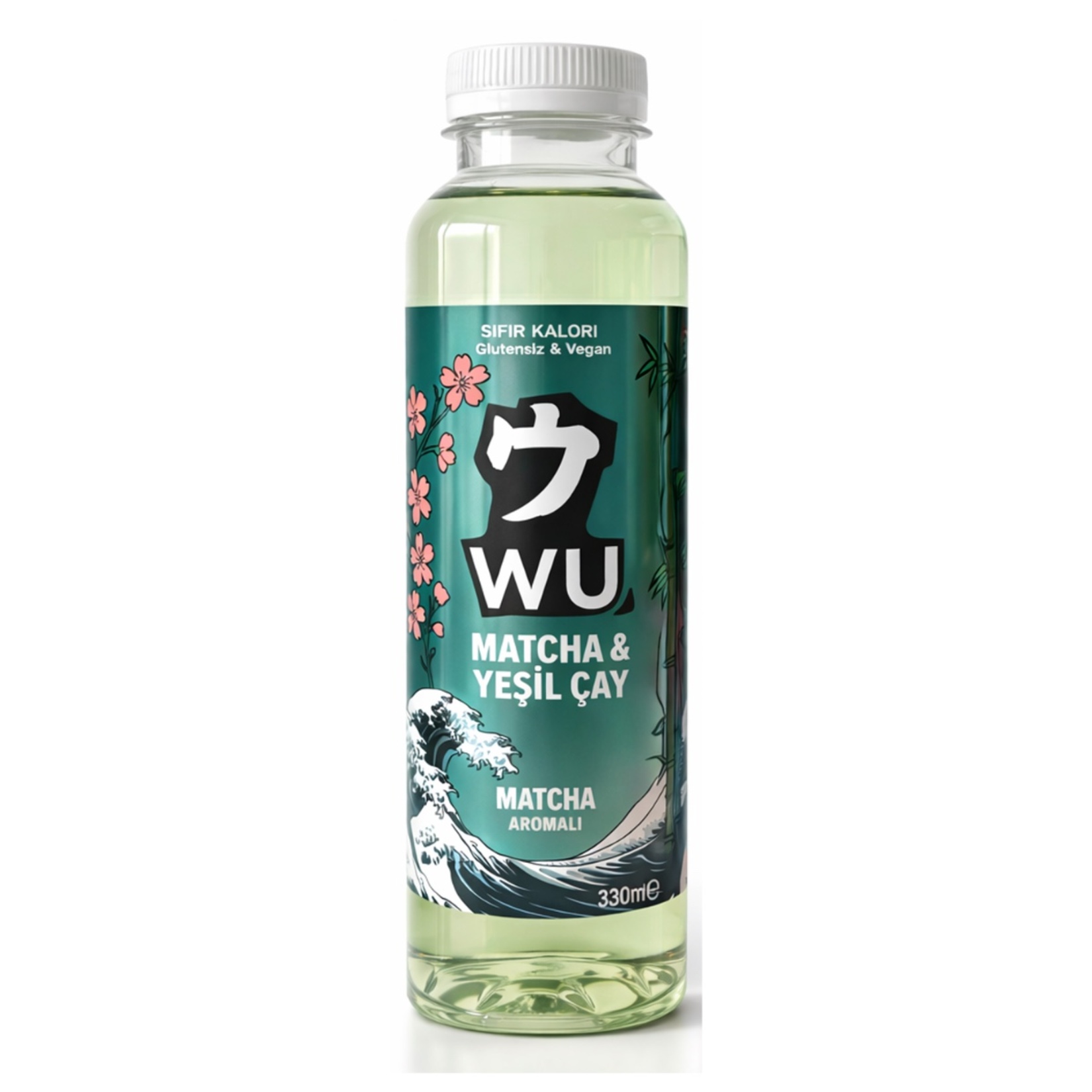 Wu Matcha Yeşil Çay Matcha Aromalı 330 Ml