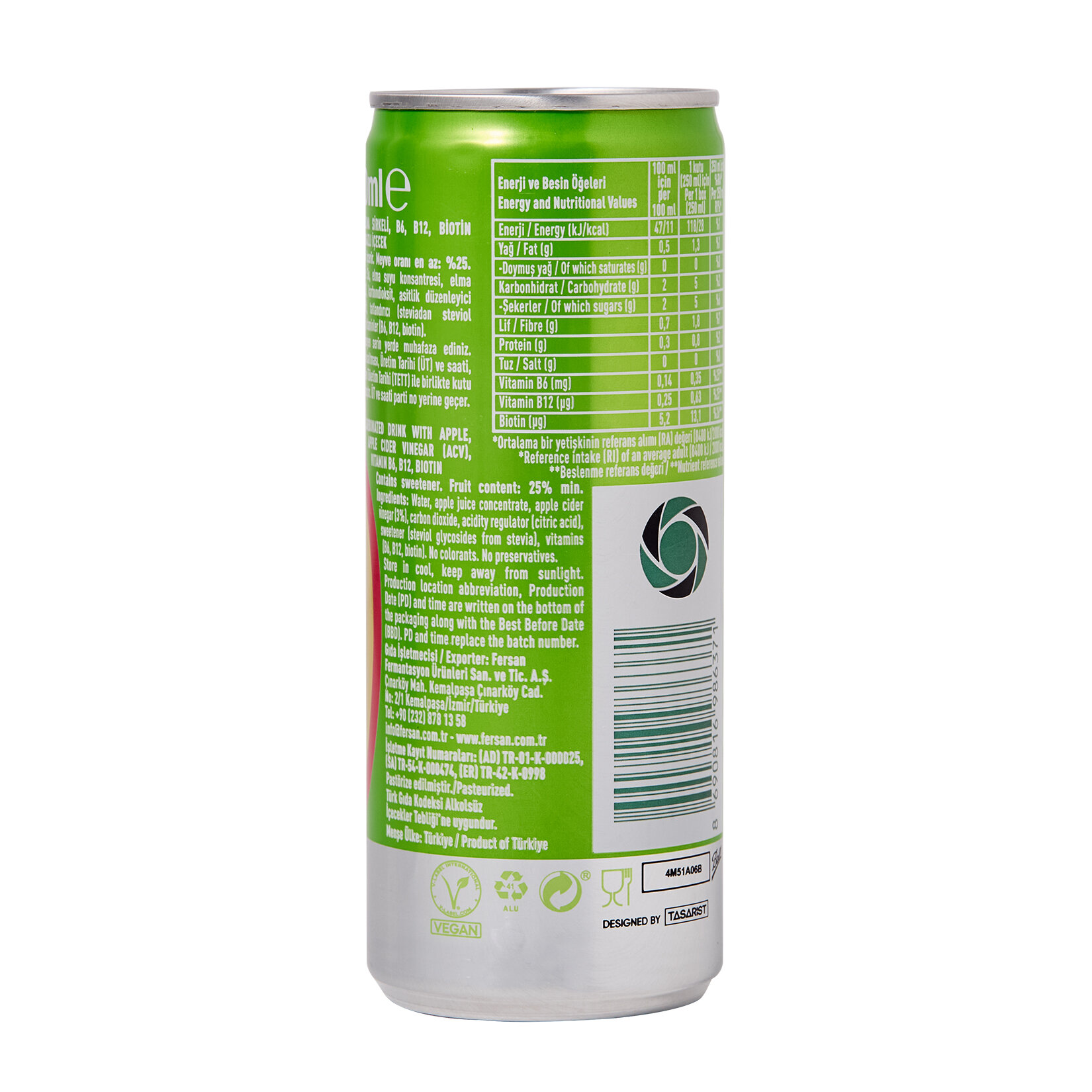 Nontoxx Elmalı Sirkeli İçecek 250 Ml | Macroonline
