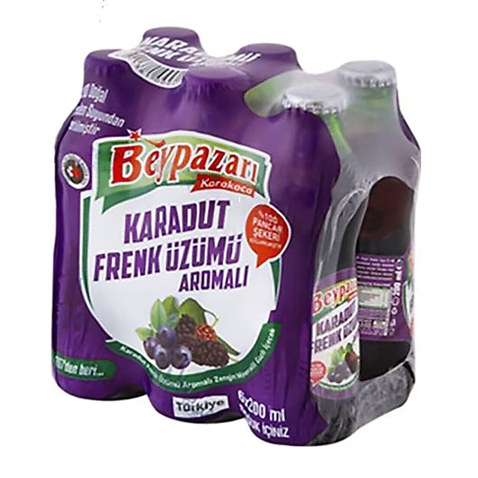 Beypazarı Karadut F.üzüm Aroma.maden Suyu 6*200 Ml