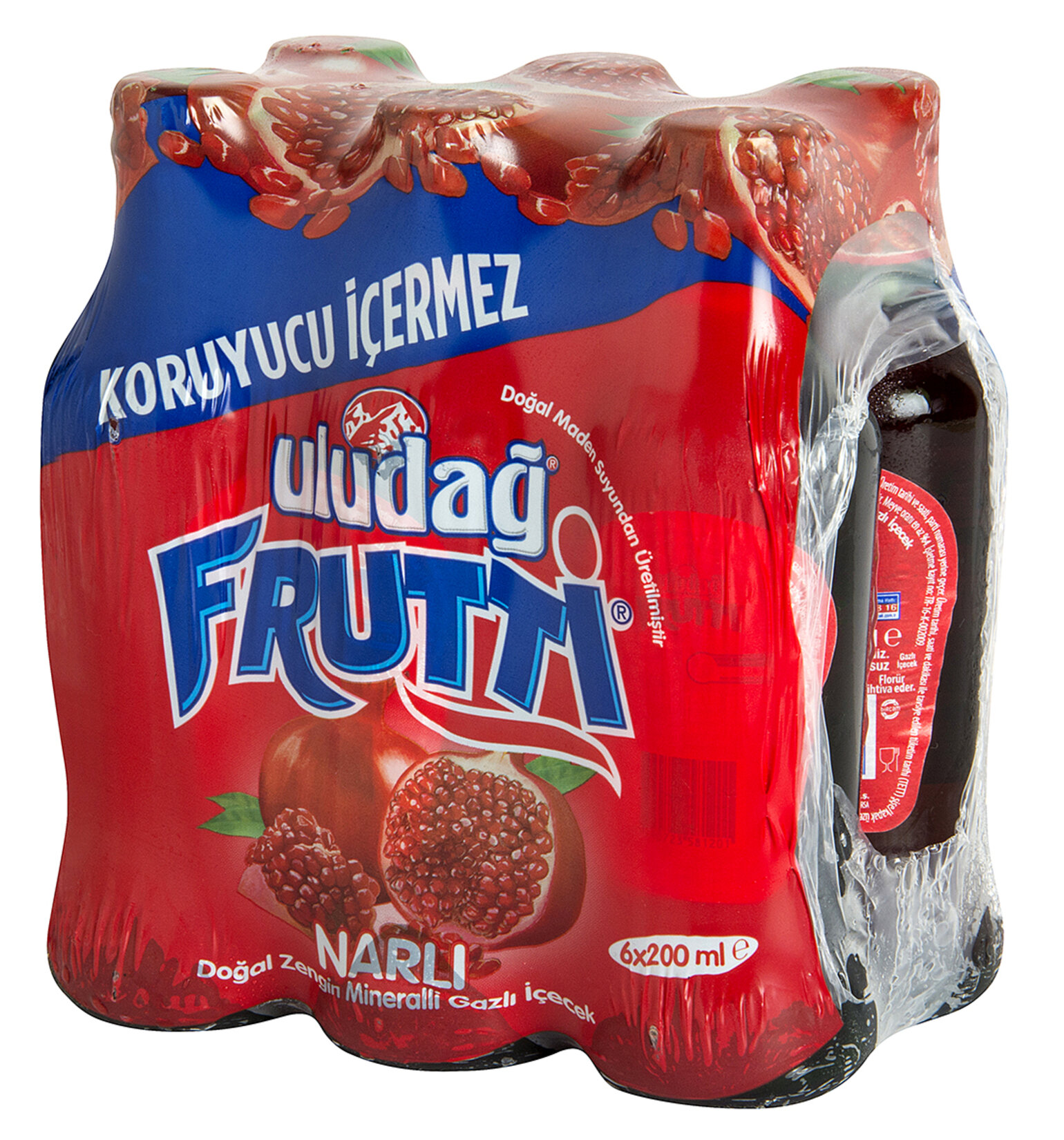 Uludağ Frutti Narlı 6X200 Ml
