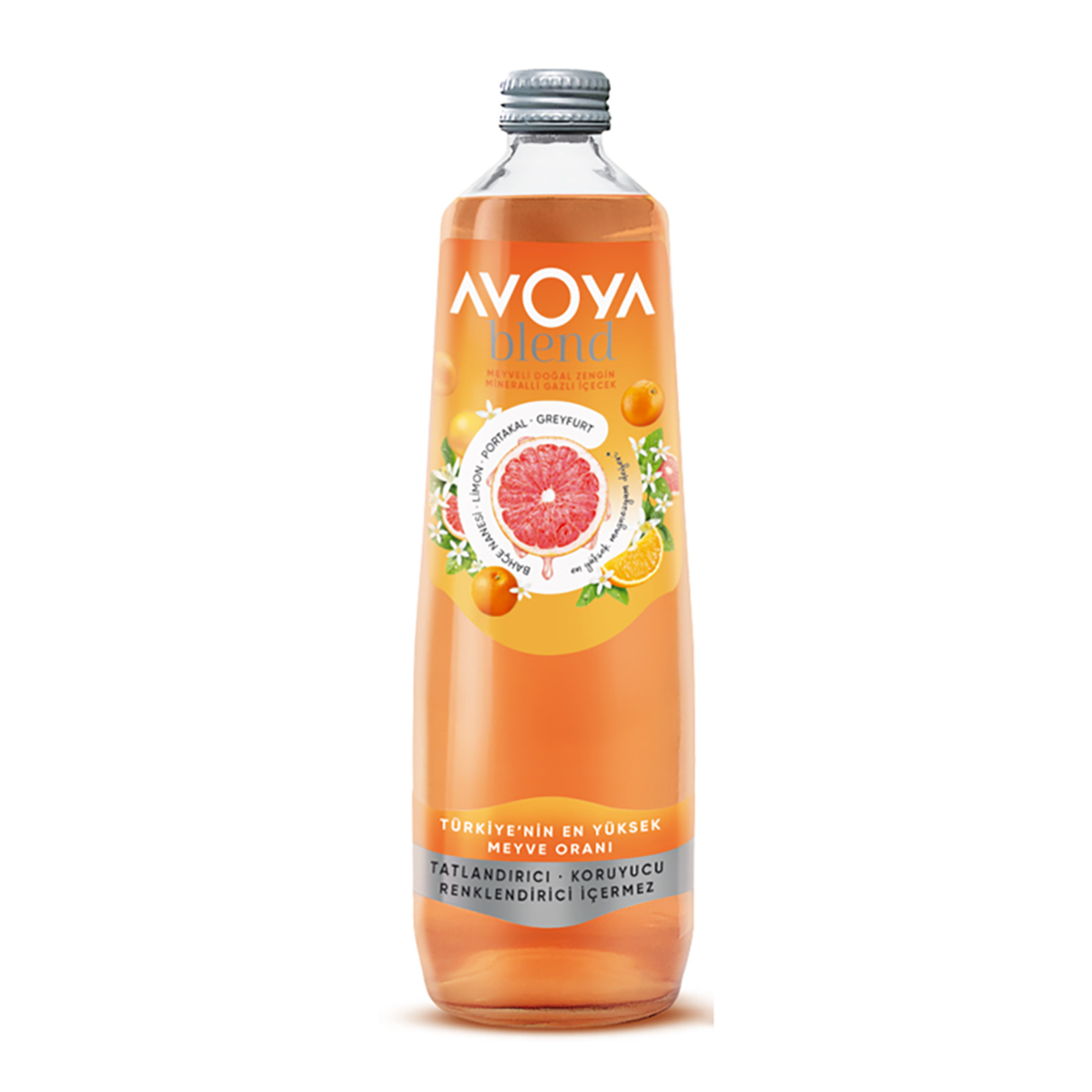 Avoya Blend Nane Limon Portakal Greyfurt Gazlı İçecek 750 Ml
