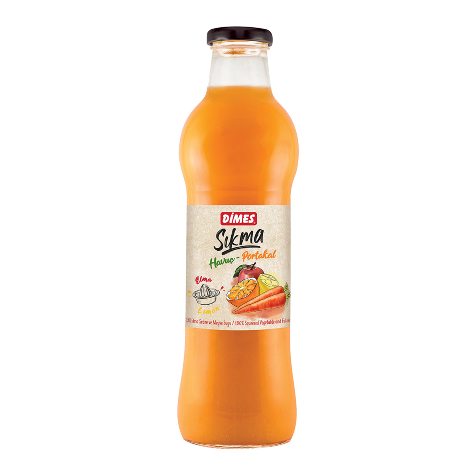 Dimes Moments Sıkma Havuç Portakal 700 Ml