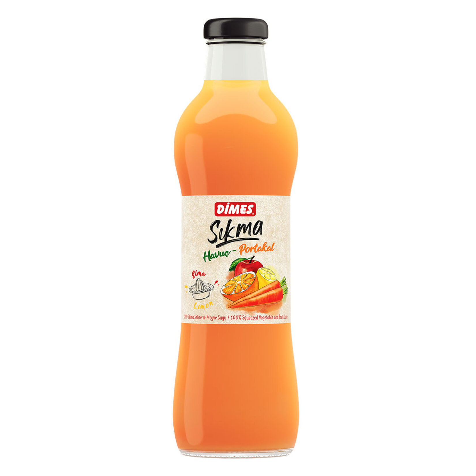 Dimes Moments Sıkma Havuç Portakal 700 Ml