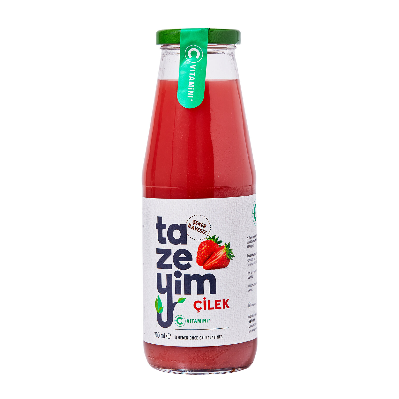 Tazeyim Çilekli İçecek 700 Ml