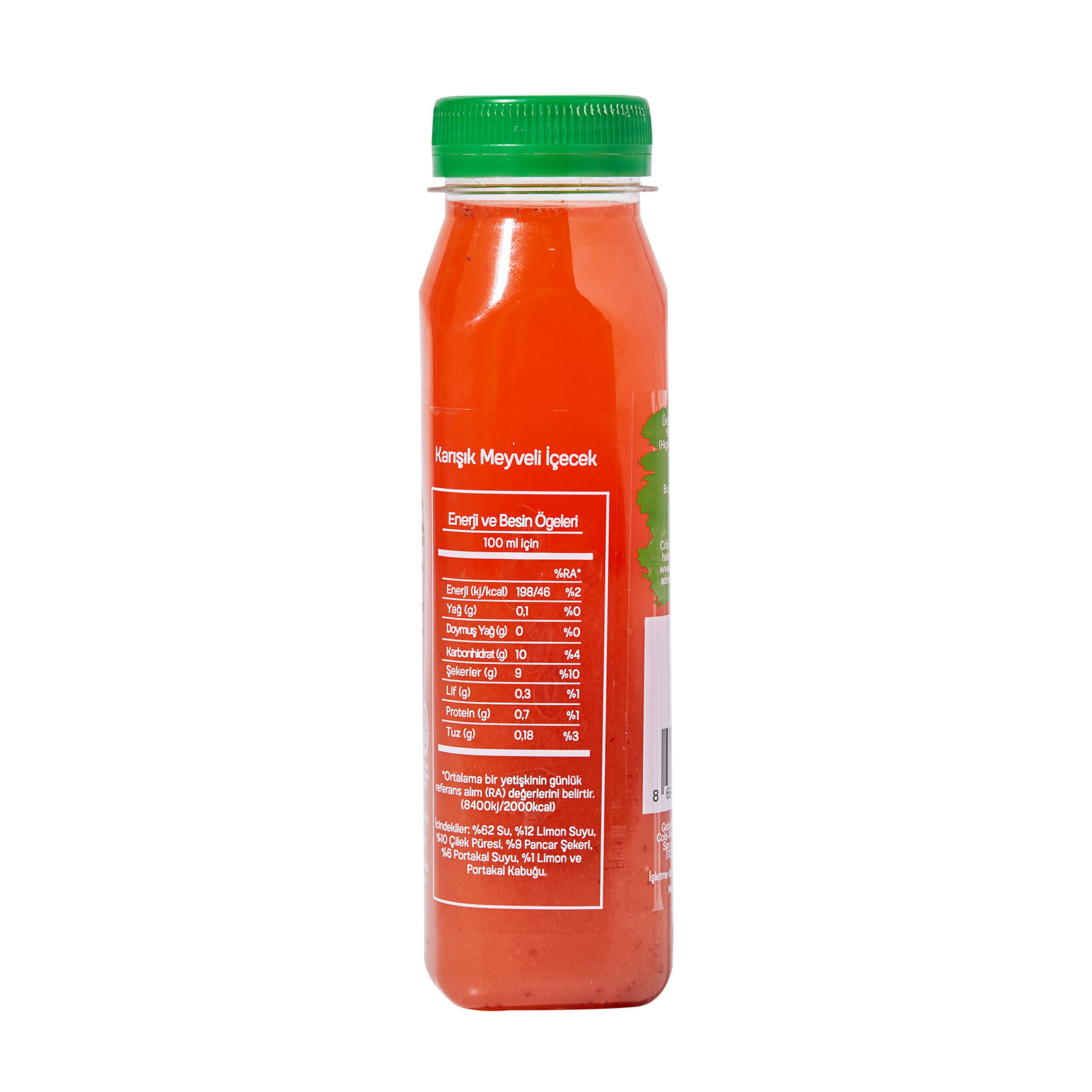 Only Fresh Çilekli Limonata Karışık Meyve Suyu İçecek 250 Ml