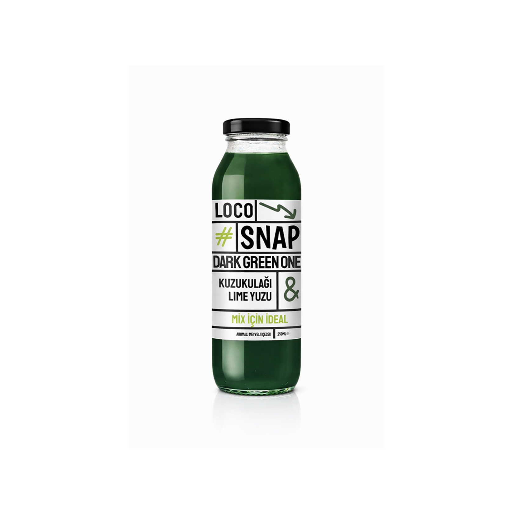 Loco Snap Dark Green One Kuzu Kulağı Lime Yuzu 250 Ml