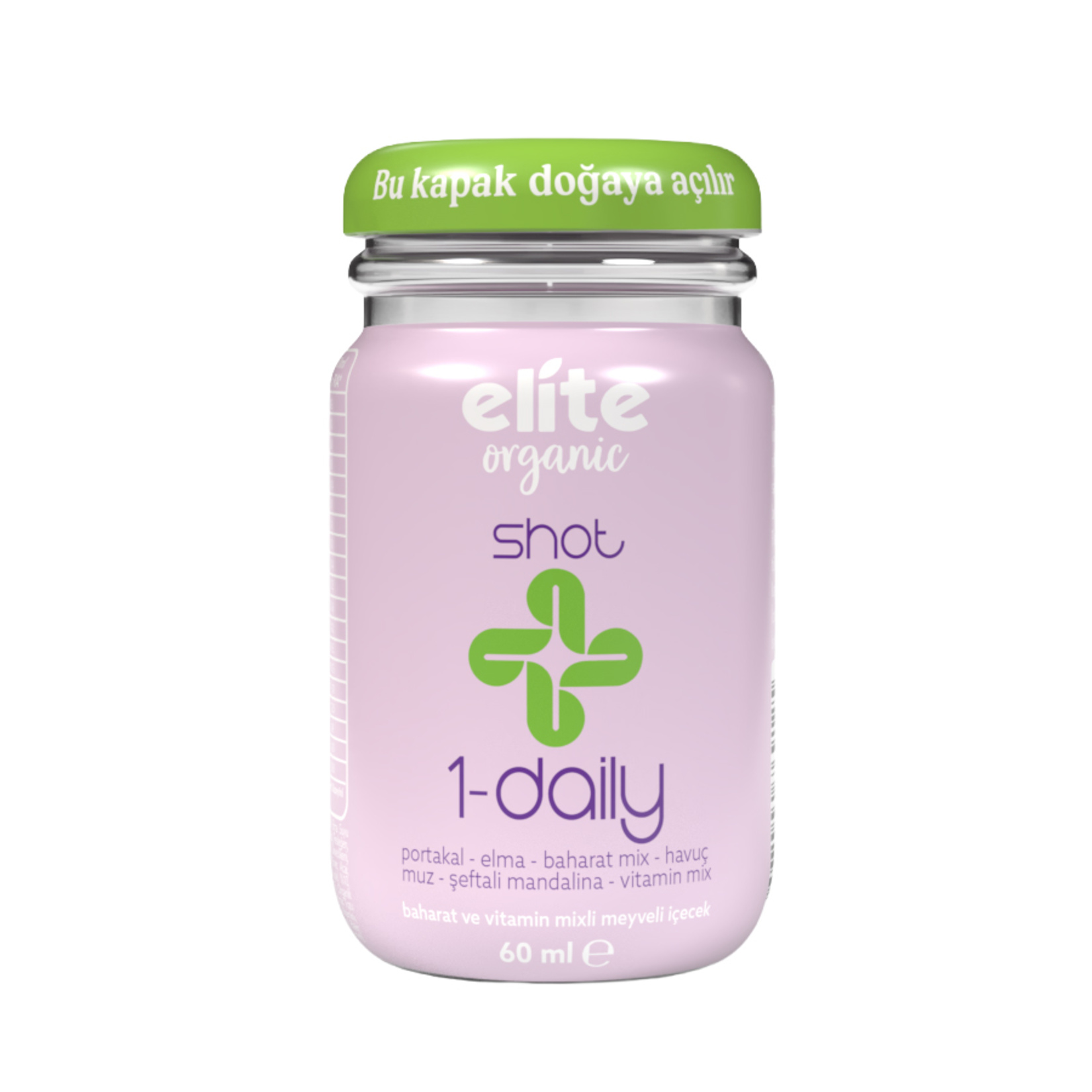 Elite Organic 1-Daily Shot 60 Ml
