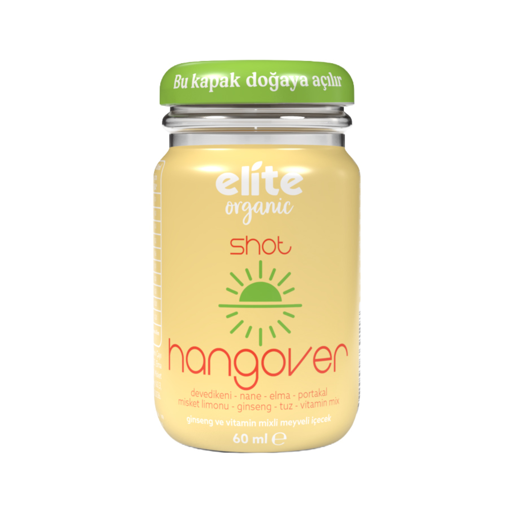 Elite Organic Hangover Shot 60 Ml