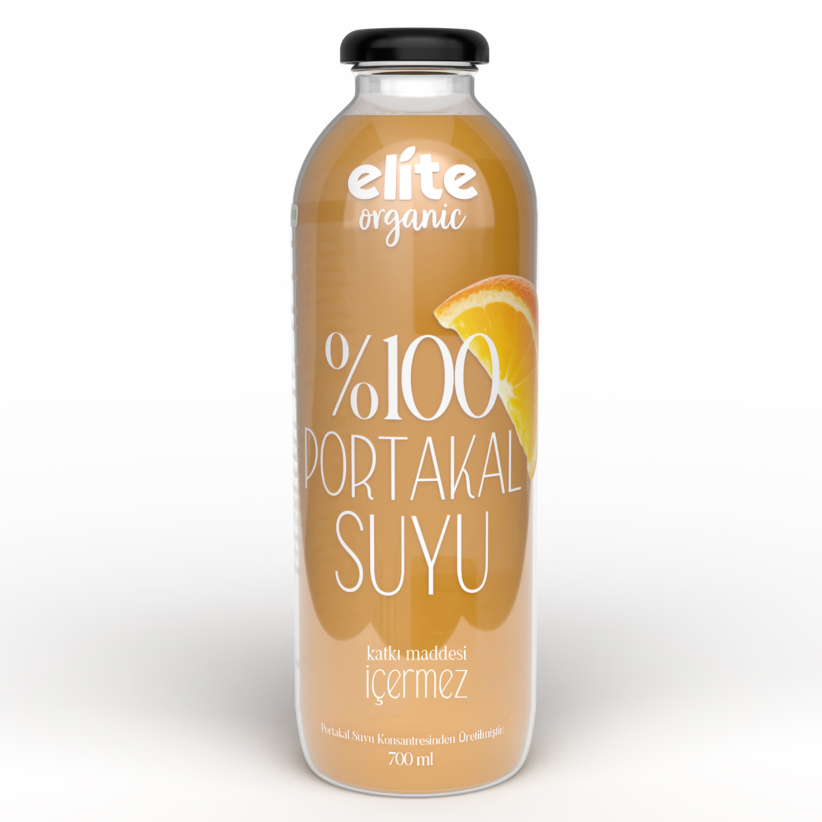 Elite Organic %100 Portakal Suyu 700 Ml