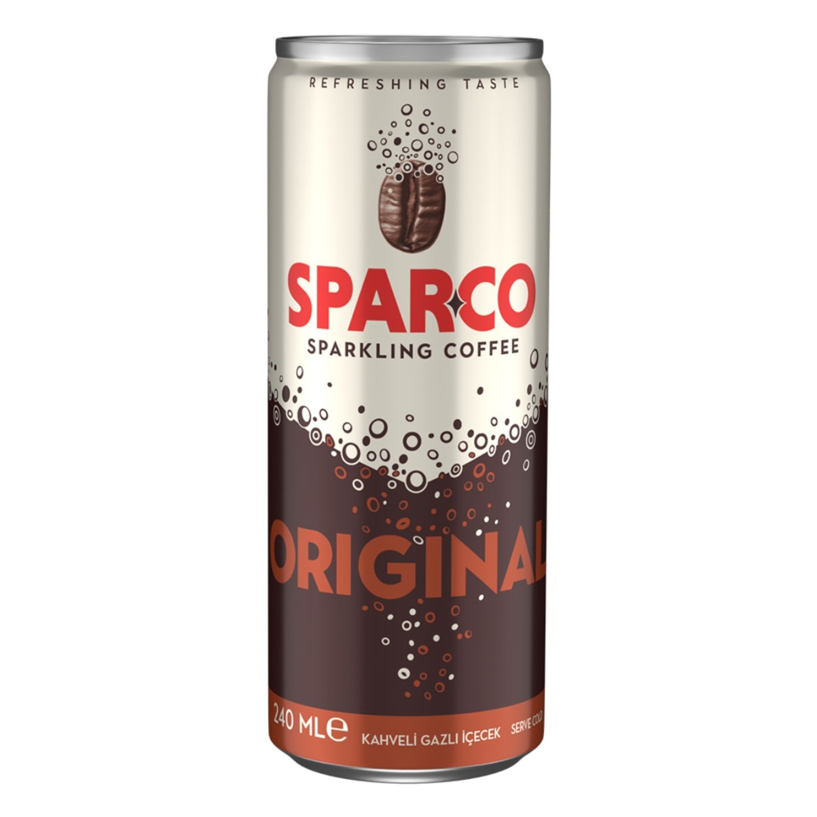 Sparco Original Kahveli Gazlı İçecek 240 Ml
