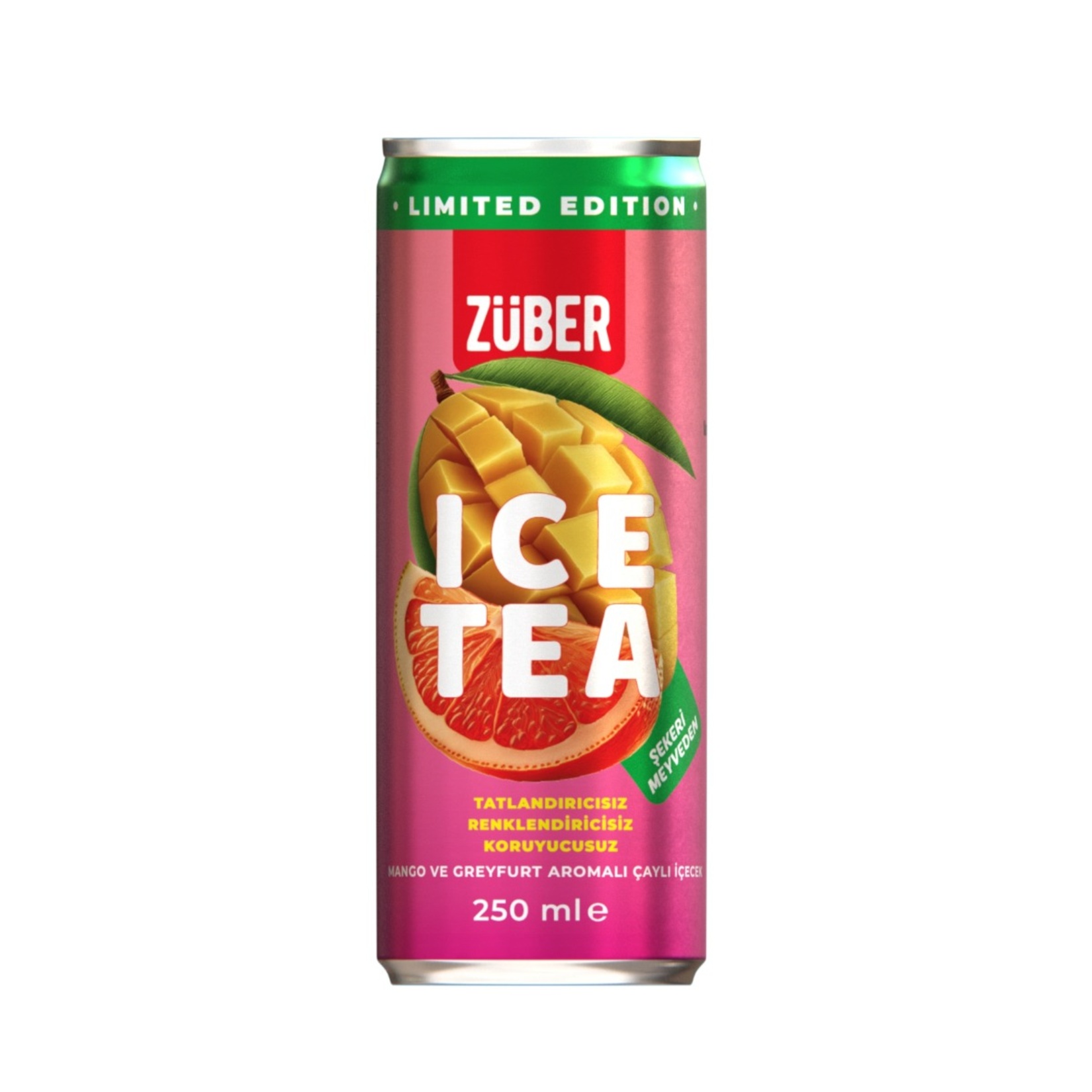 Züber Greyfurt & Mango Meyve Aromalı Çaylı İçecek 250 Ml