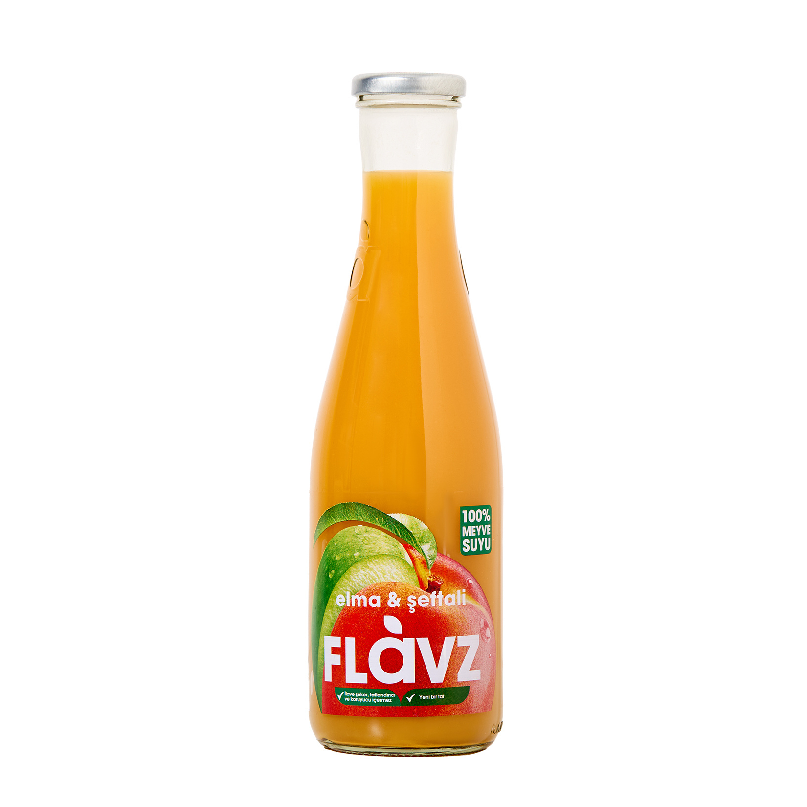 Flavz Sıkma Elma Suyu 640 Ml