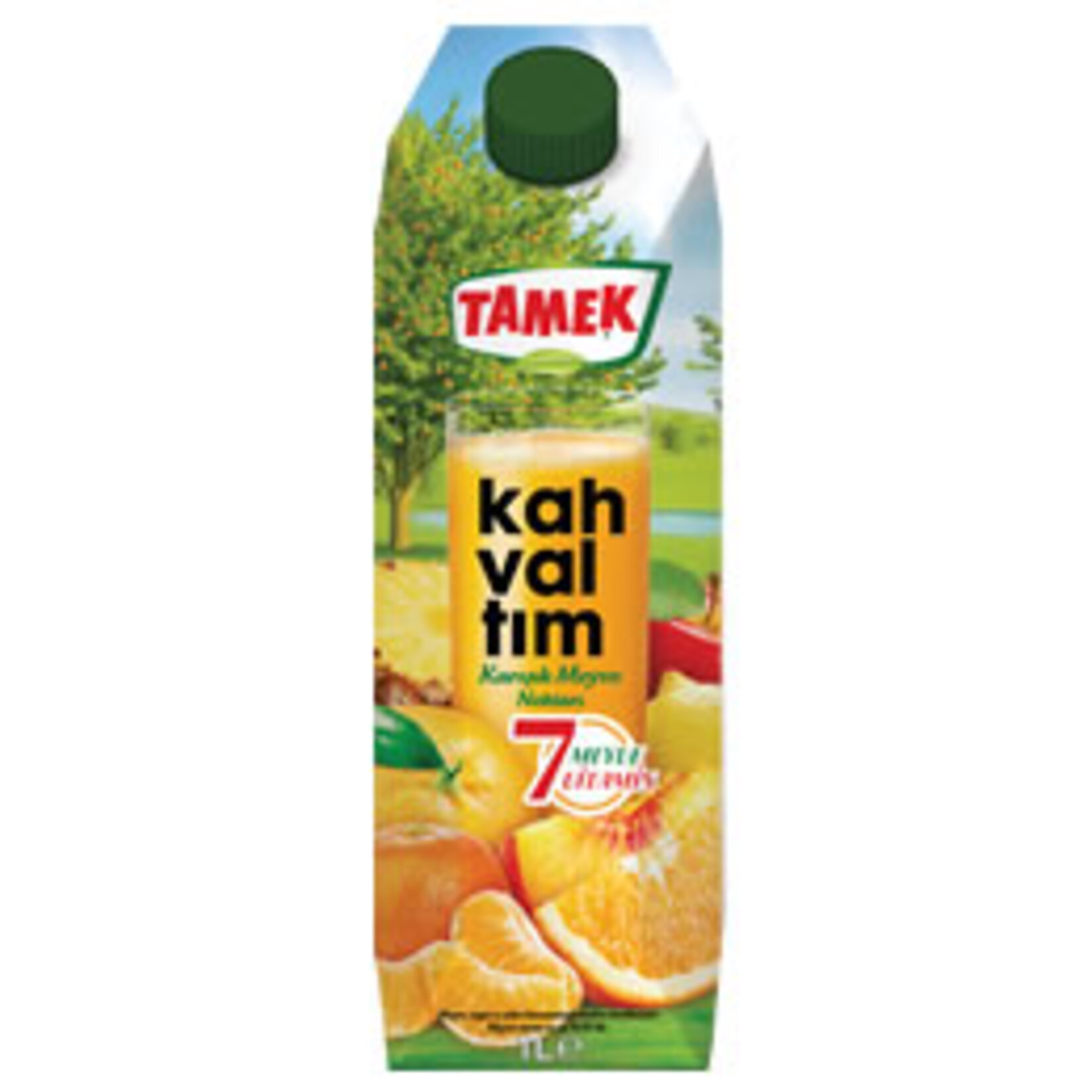 Tamek Kahvaltım Yedi Meyve Karışık Meyve Suyu 1 L
