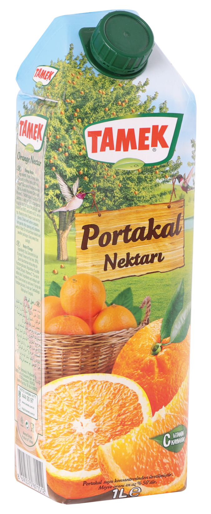 Tamek Portakal Nektarı 1 L