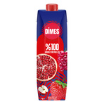 Dimes %100 Kırmızı Meyvelerden Meyve Suyu 1 L