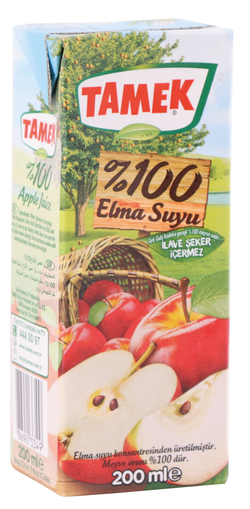 Tamek Elma Suyu 200 Ml
