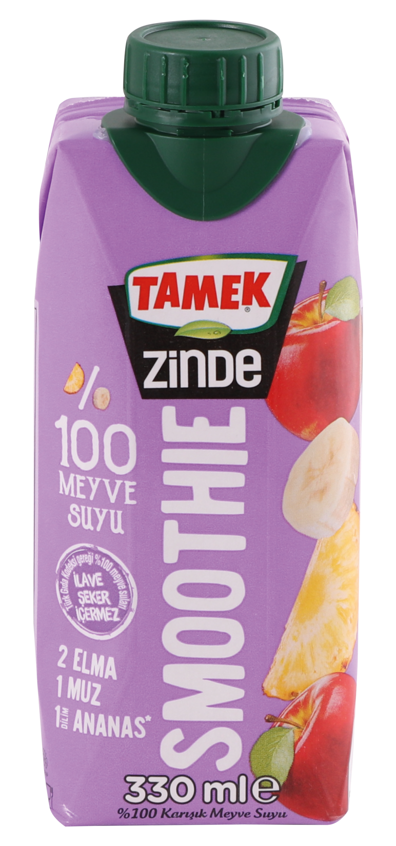 Tamek Zinde Smoothie Muz - Ananas - Elma 330 Ml